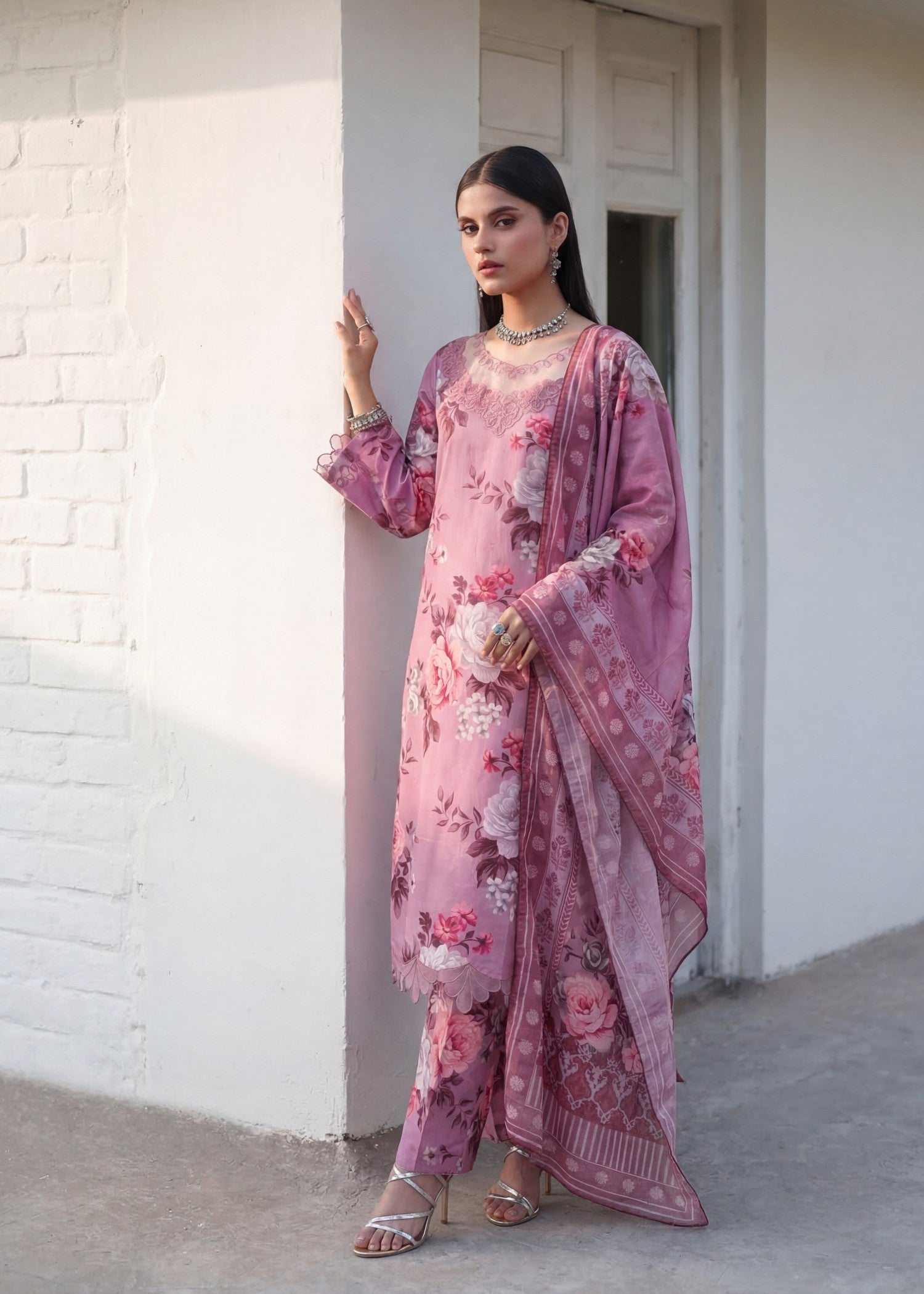 Sahibas By Mirza Courage - Pink