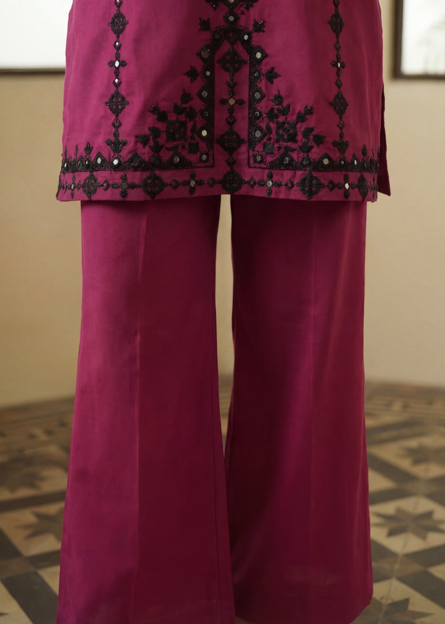 Sahibas By Mirza Jemina Maroon