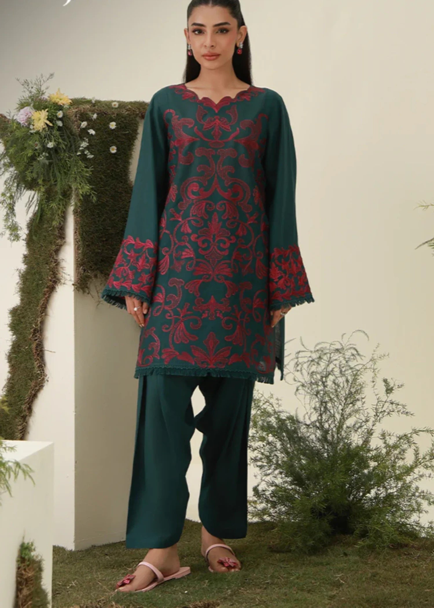 Asim Jofa AJPB-266 Embroidered Dobby Stitched 2pcs