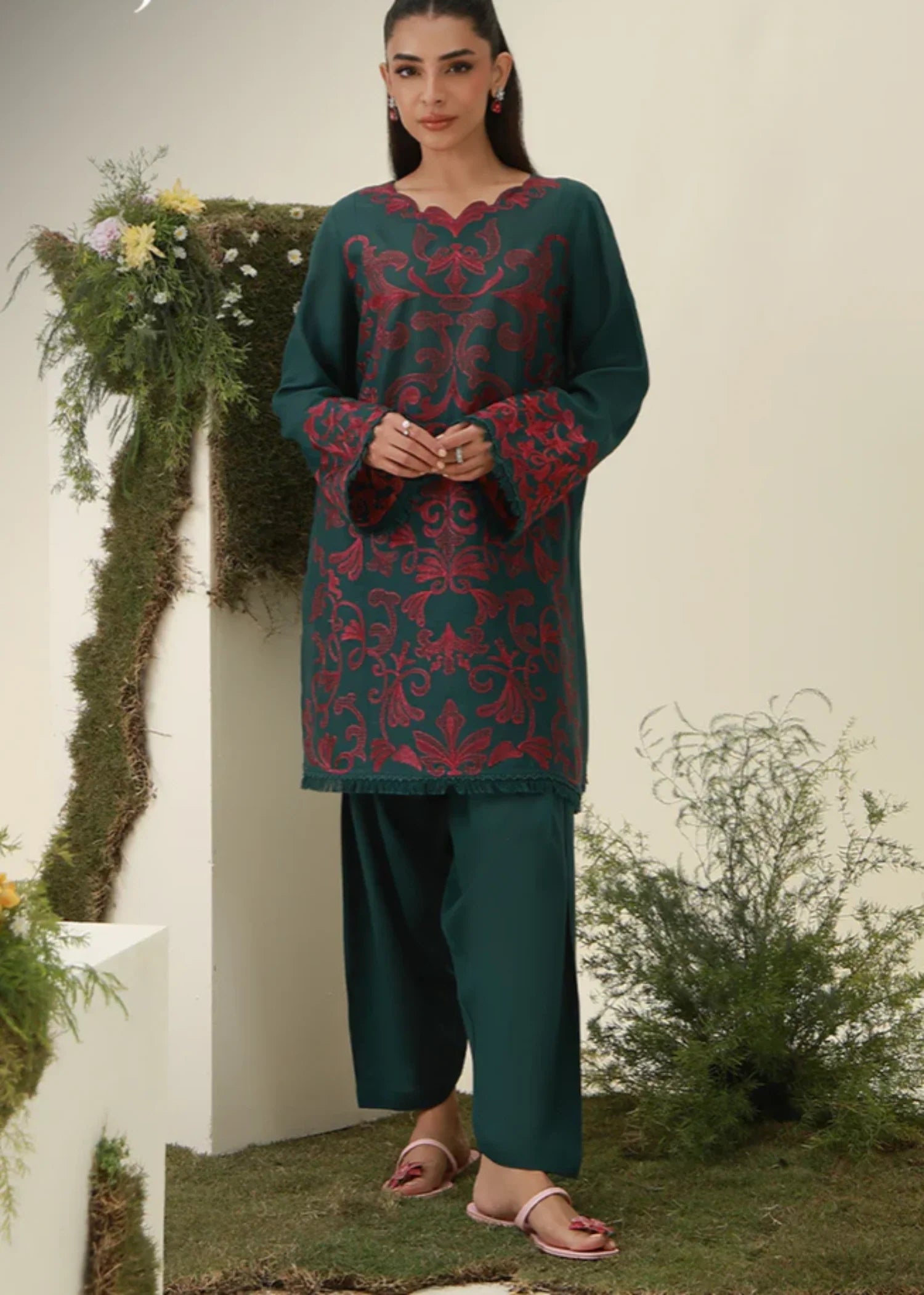Asim Jofa AJPB-266 Embroidered Dobby Stitched 2pcs