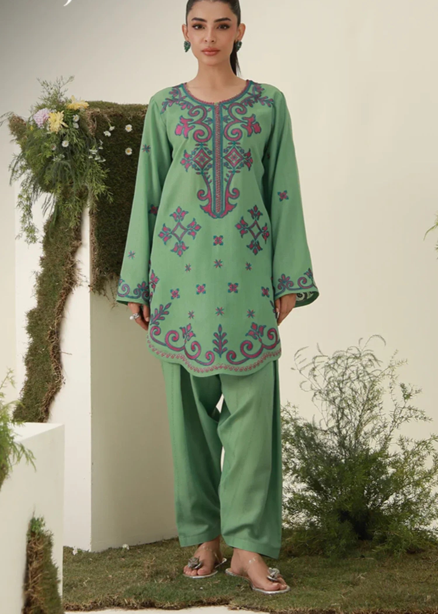 Asim Jofa AJPB-307 Embroidered Dobby Stitched 2pcs