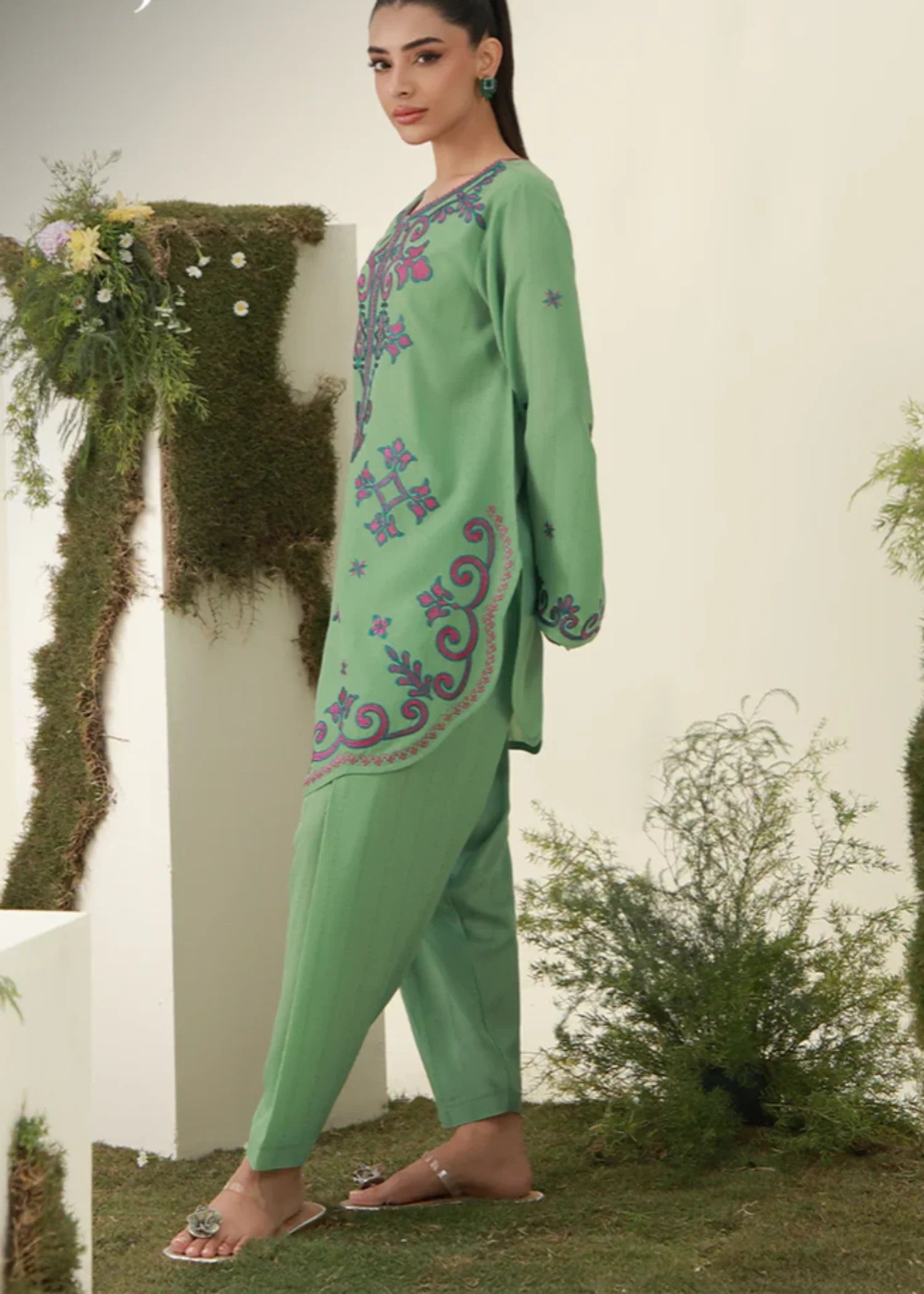 Asim Jofa AJPB-307 Embroidered Dobby Stitched 2pcs