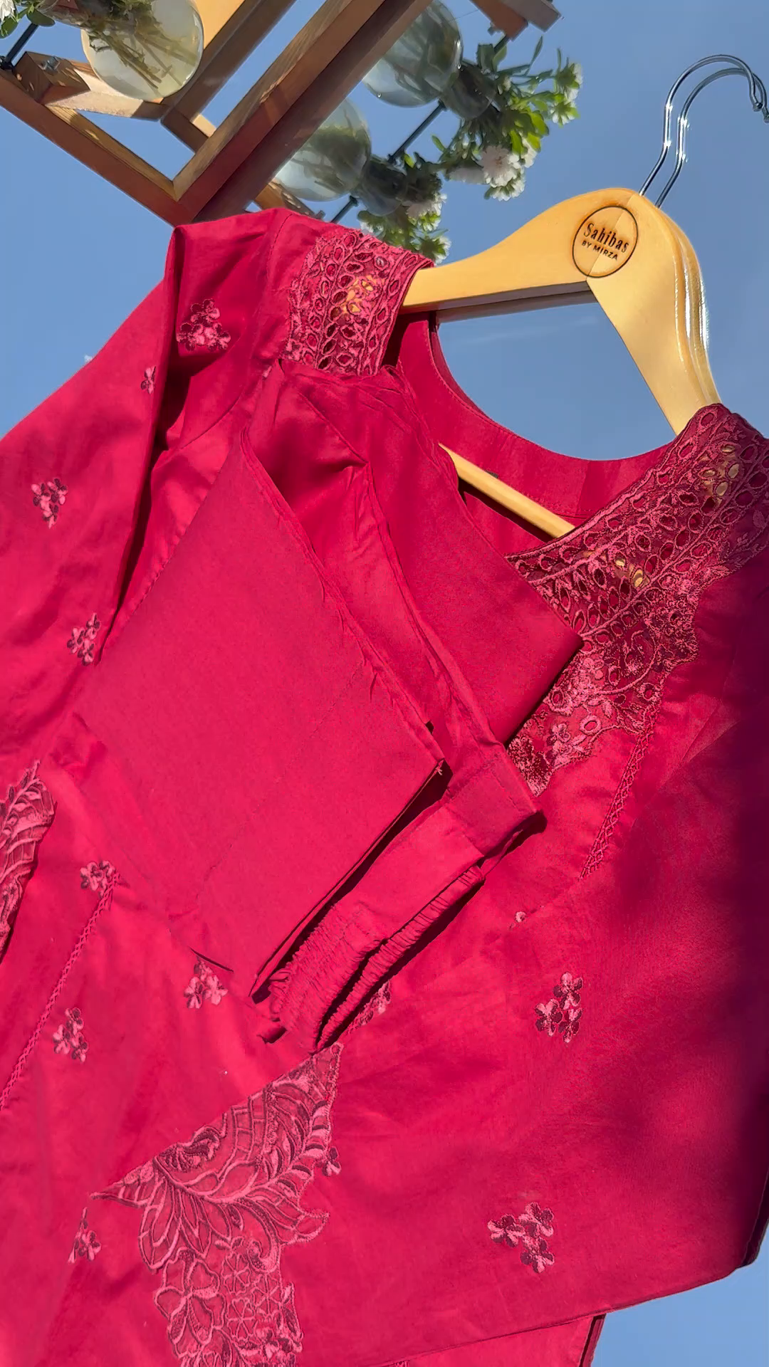 Sahibas By Mirza Namar - Maroon