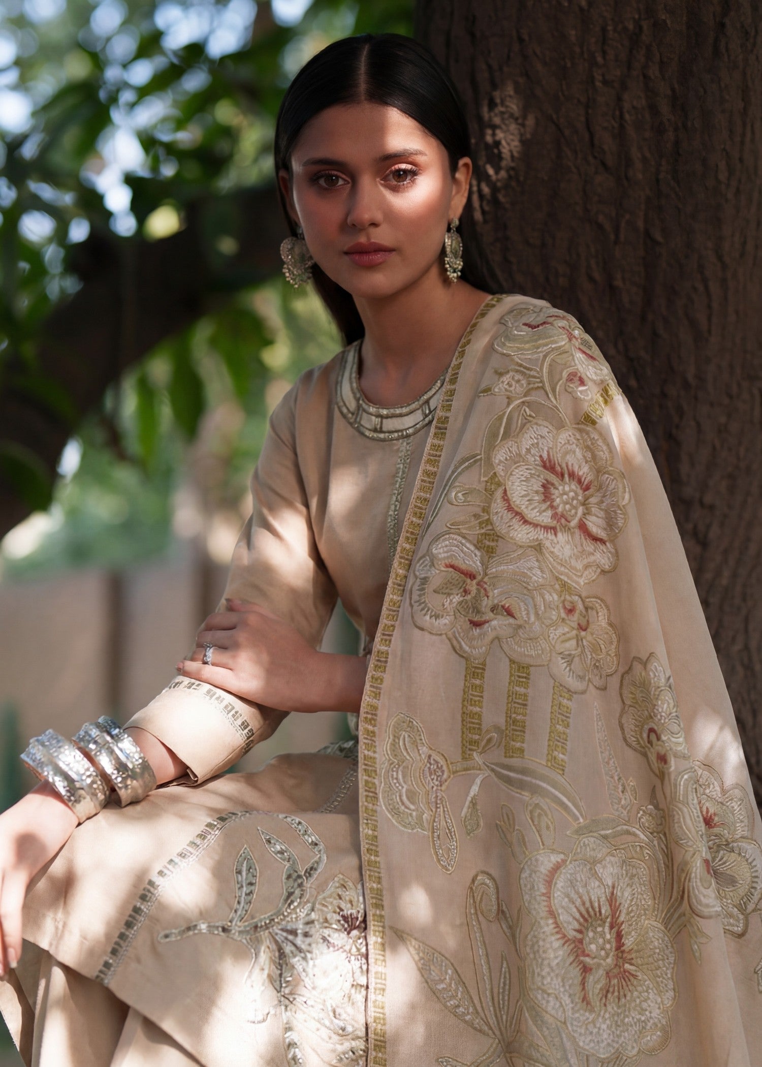 Sahibas By Mirza Seemab - Beige