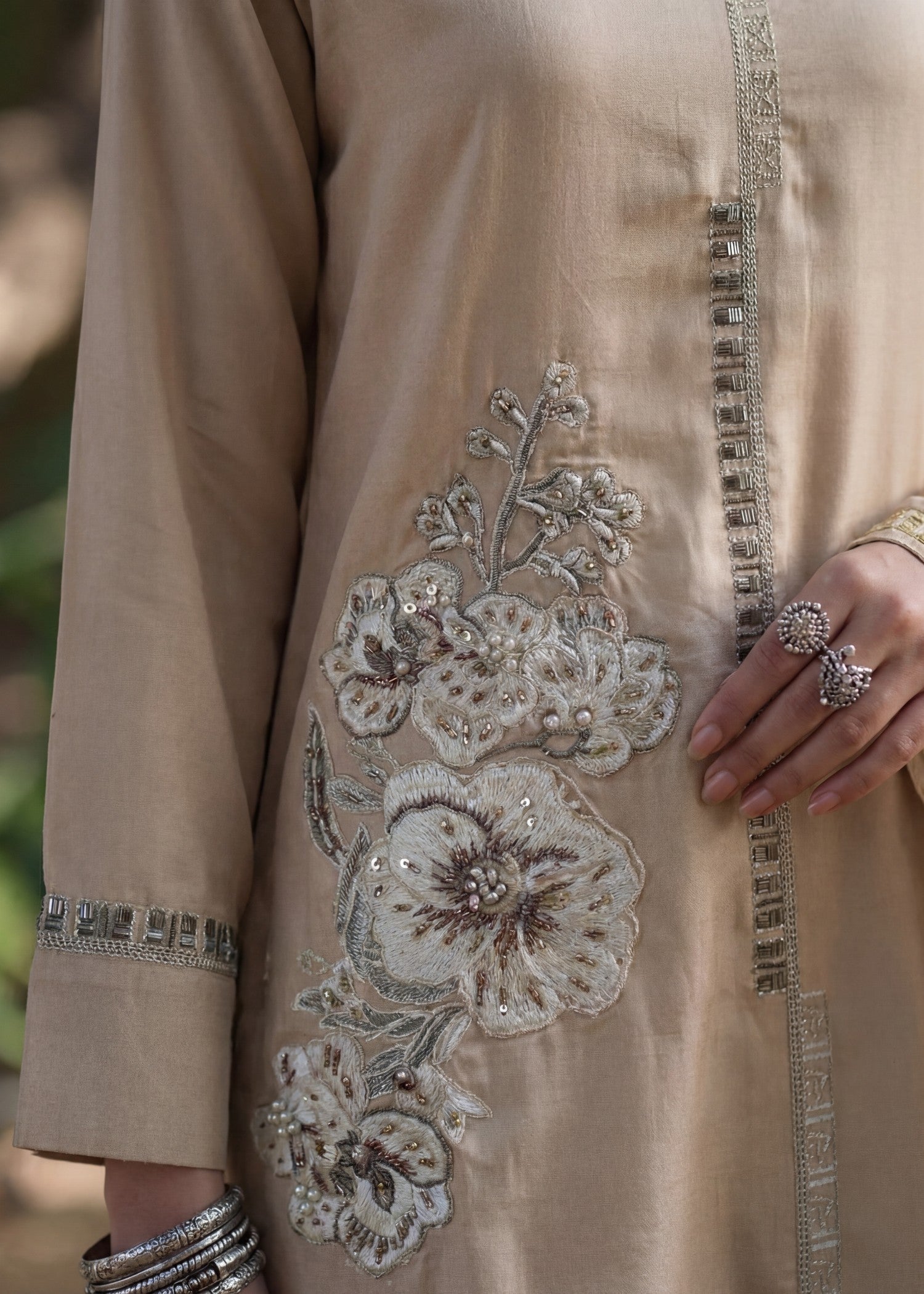Sahibas By Mirza Seemab - Beige