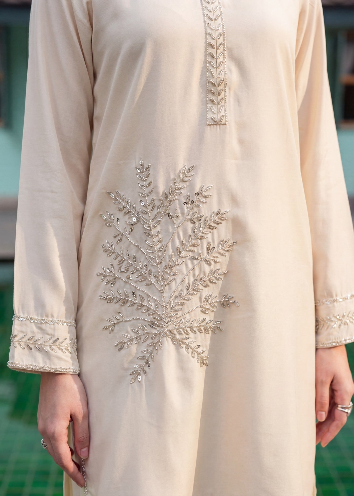 Sahibas By Mirza Reham Off - White