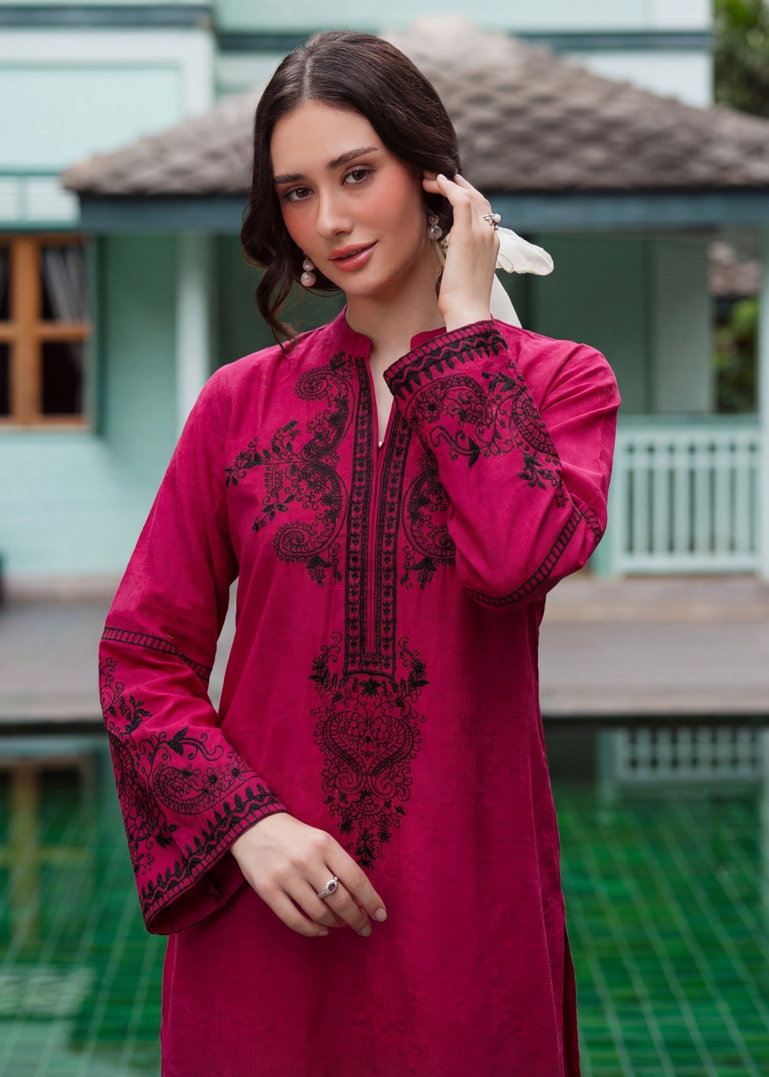 Sahibas By Mirza Urfi Maroon
