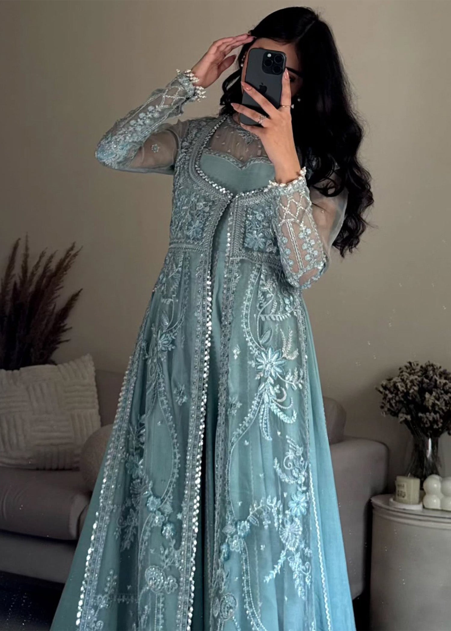 Rang-e-Haya Azure (Ice Blue)