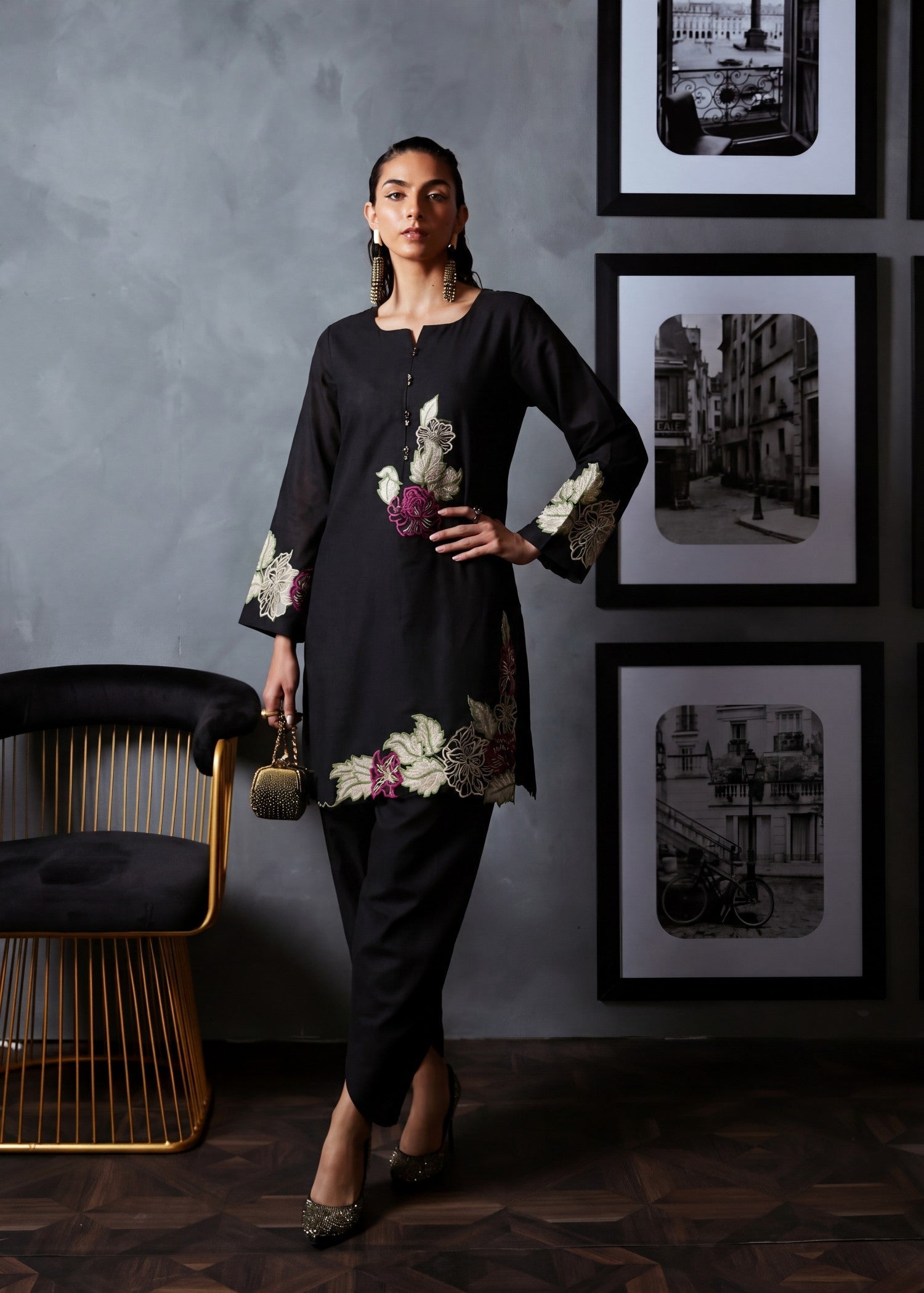 Sahibas By Mirza Floris - Black
