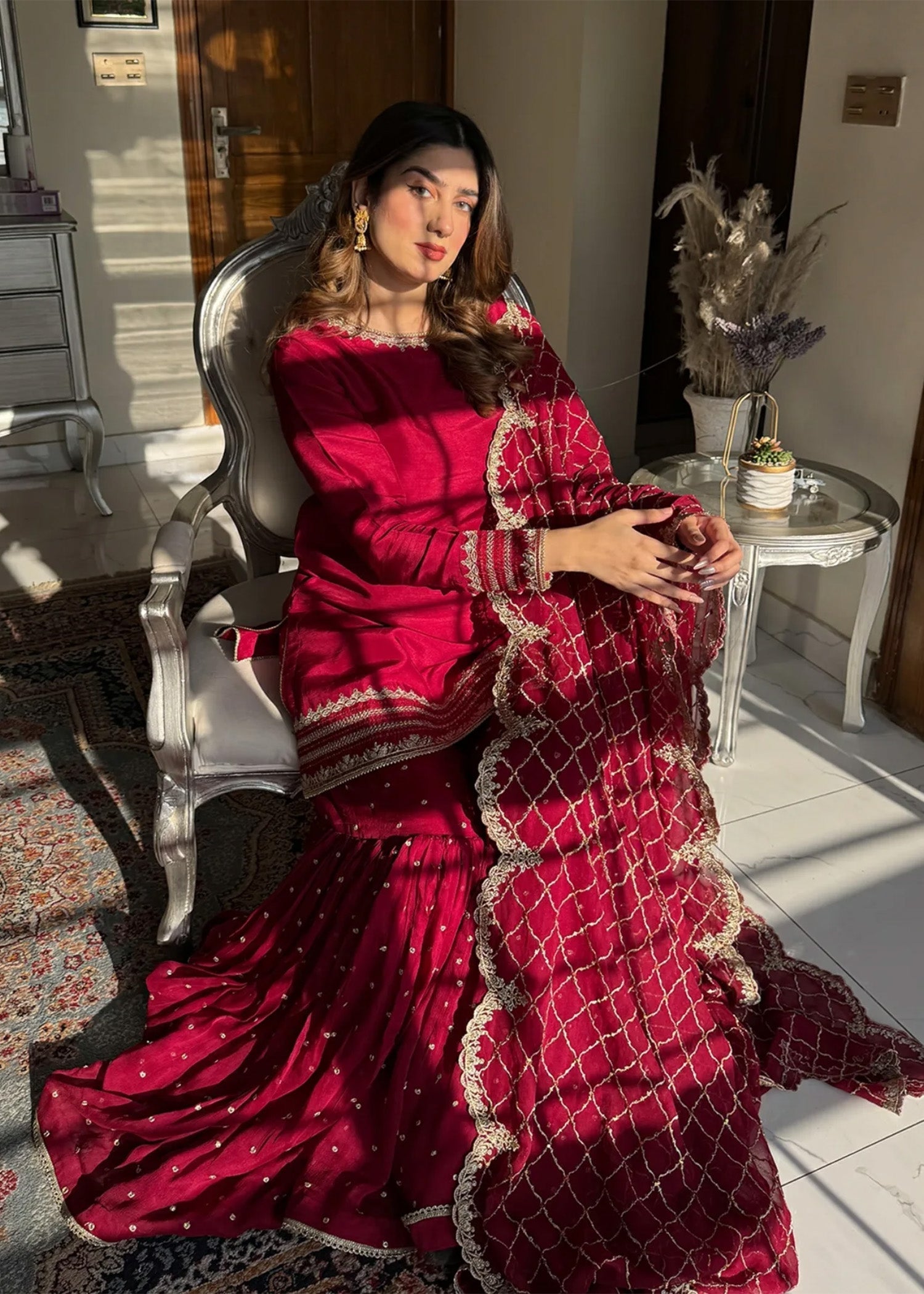 Rang-e-Haya Shehrbano (Fuchsia Red)