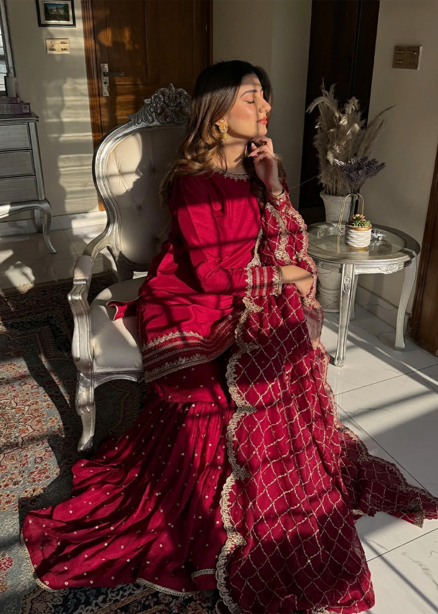 Rang-e-Haya Shehrbano (Fuchsia Red)