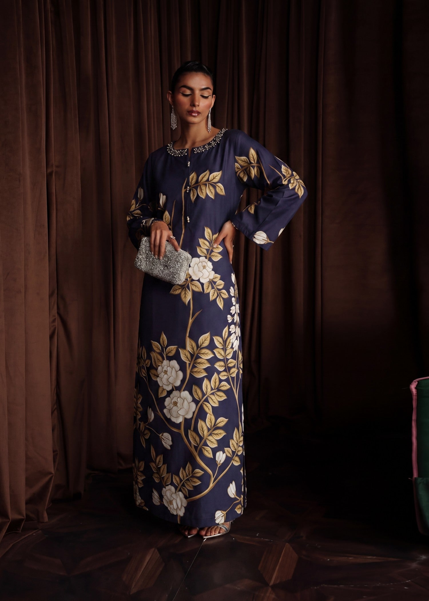 Sahibas By Mirza Taliya Navy