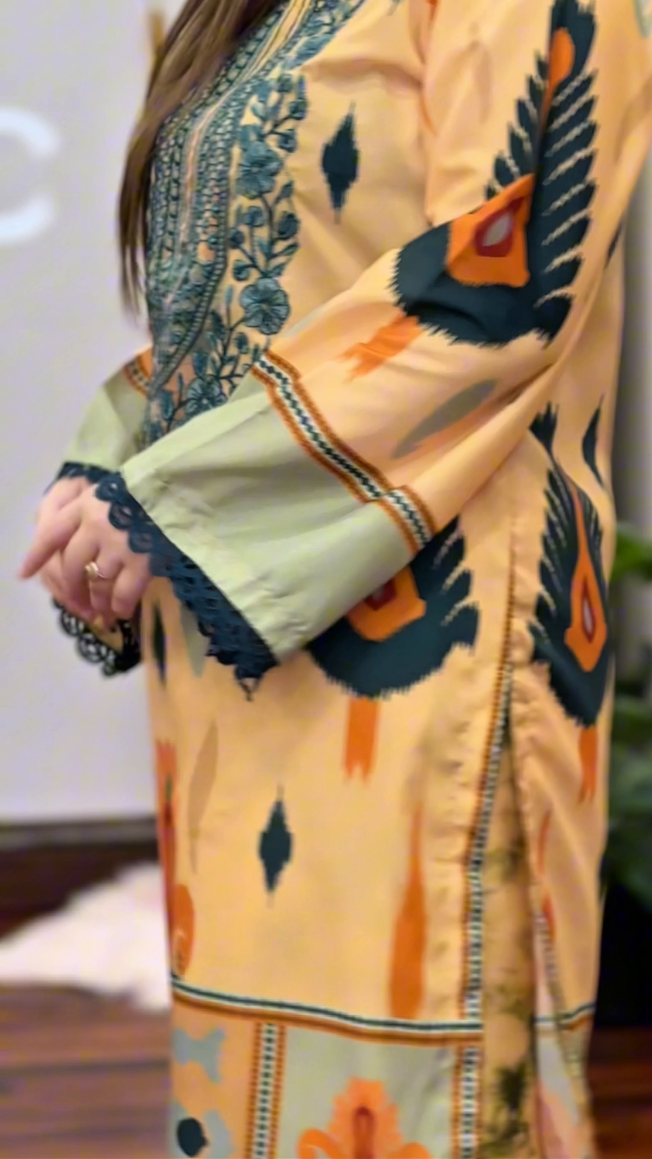 Tehzeeb Libas MINSA EMBROIDERED 2PC