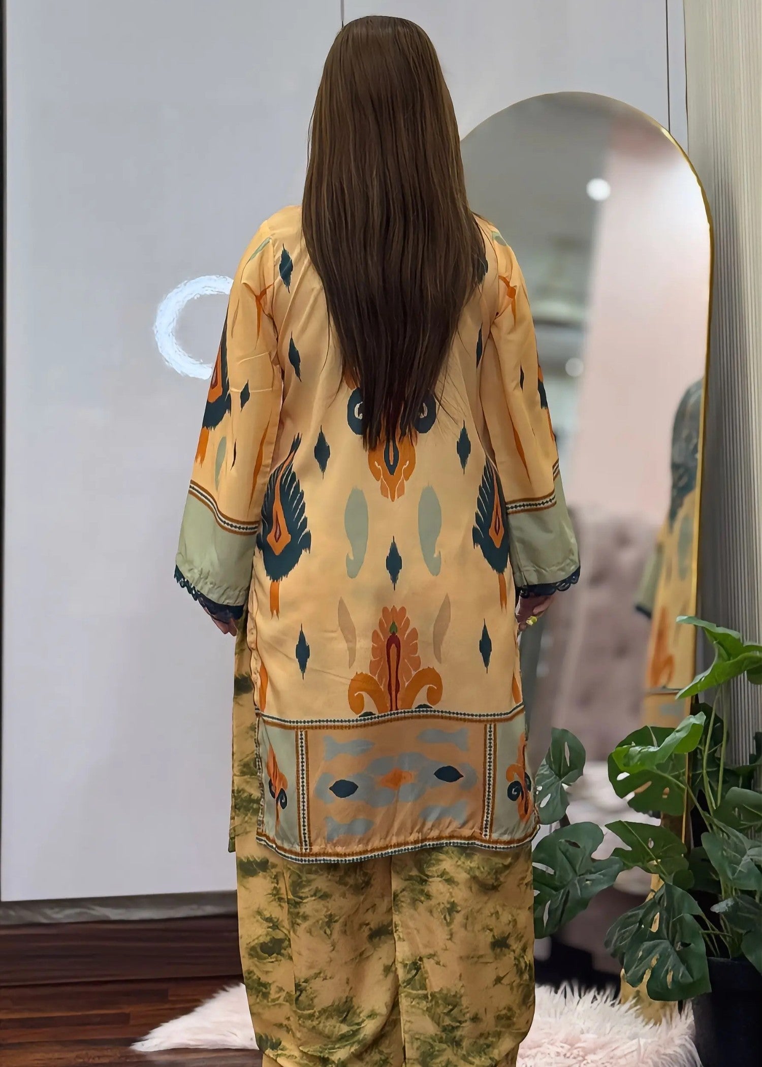 Tehzeeb Libas MINSA EMBROIDERED 2PC