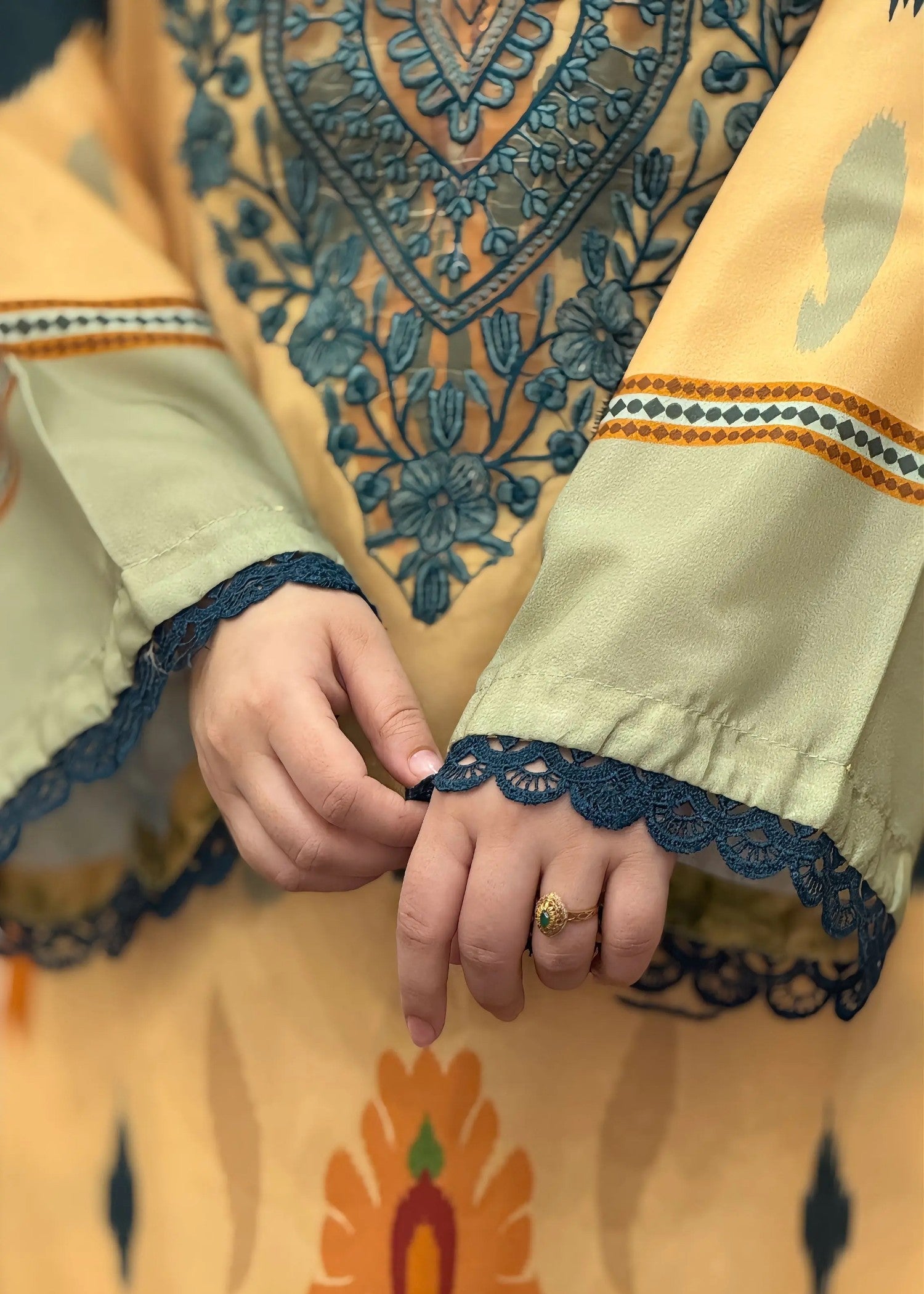 Tehzeeb Libas MINSA EMBROIDERED 2PC