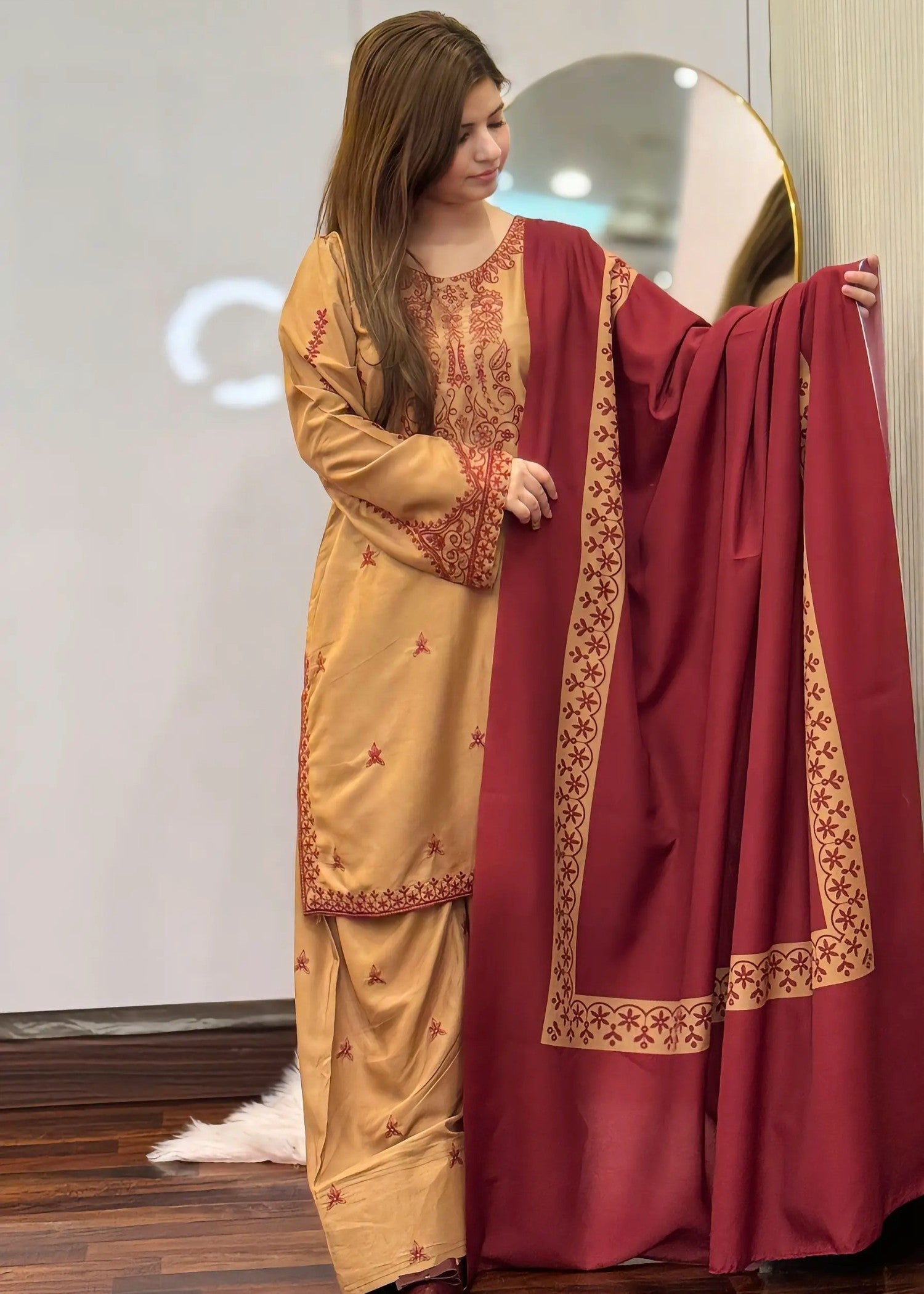 Tehzeeb Libas ZOYAA EMB 3PC