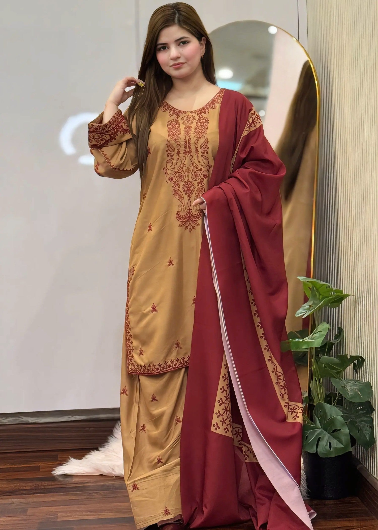 Tehzeeb Libas ZOYAA EMB 3PC