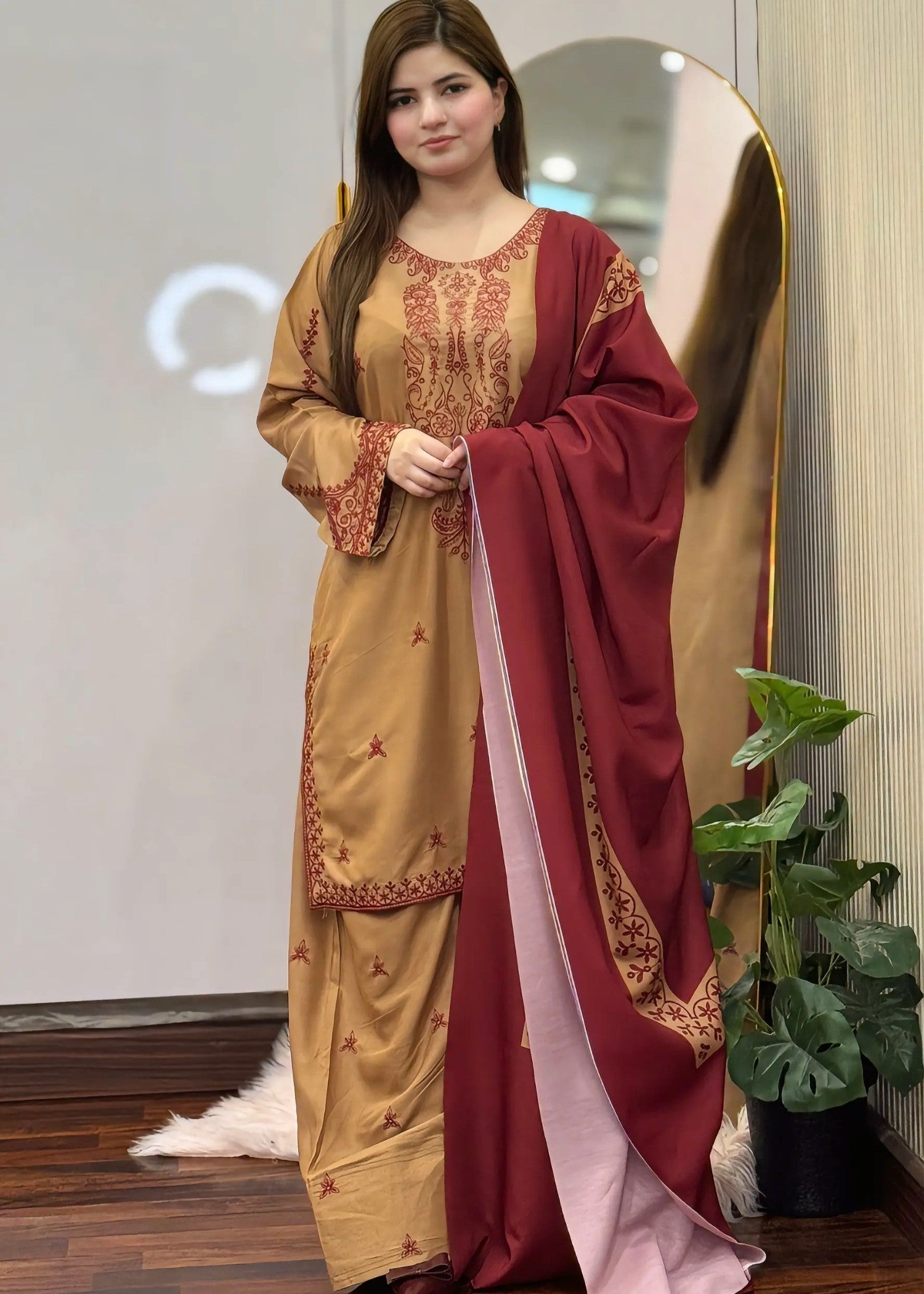 Tehzeeb Libas ZOYAA EMB 3PC