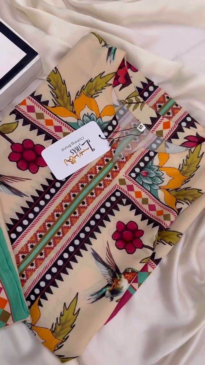 Tehzeeb Libas GUL BAHAAR DIGITAL CORD SET