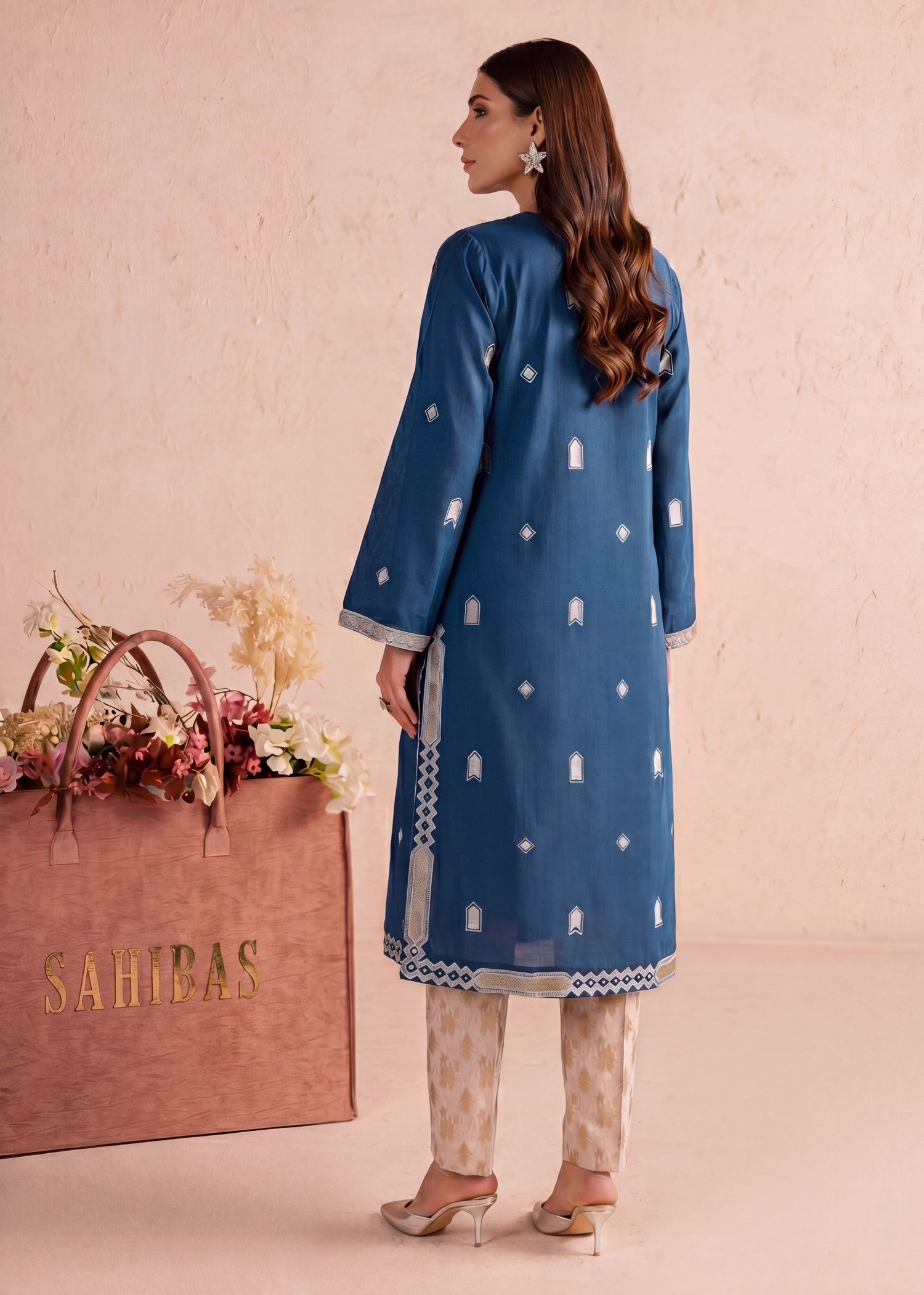 Sahibas By Mirza Aneza Blue
