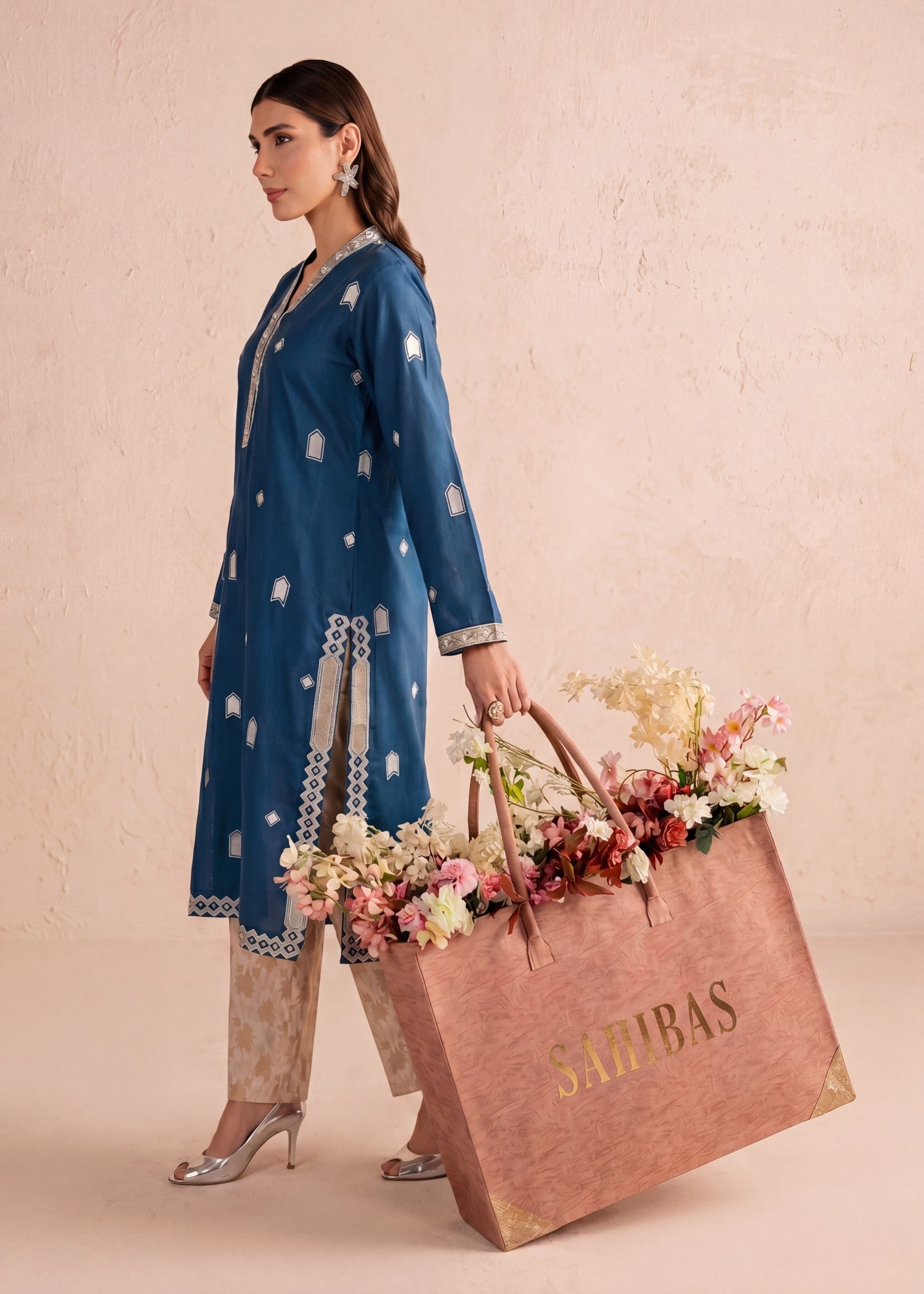 Sahibas By Mirza Aneza Blue