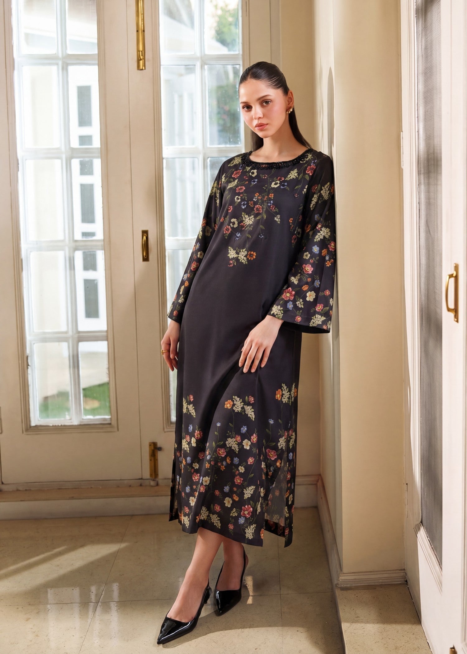 Sahibas By Mirza Veil Black