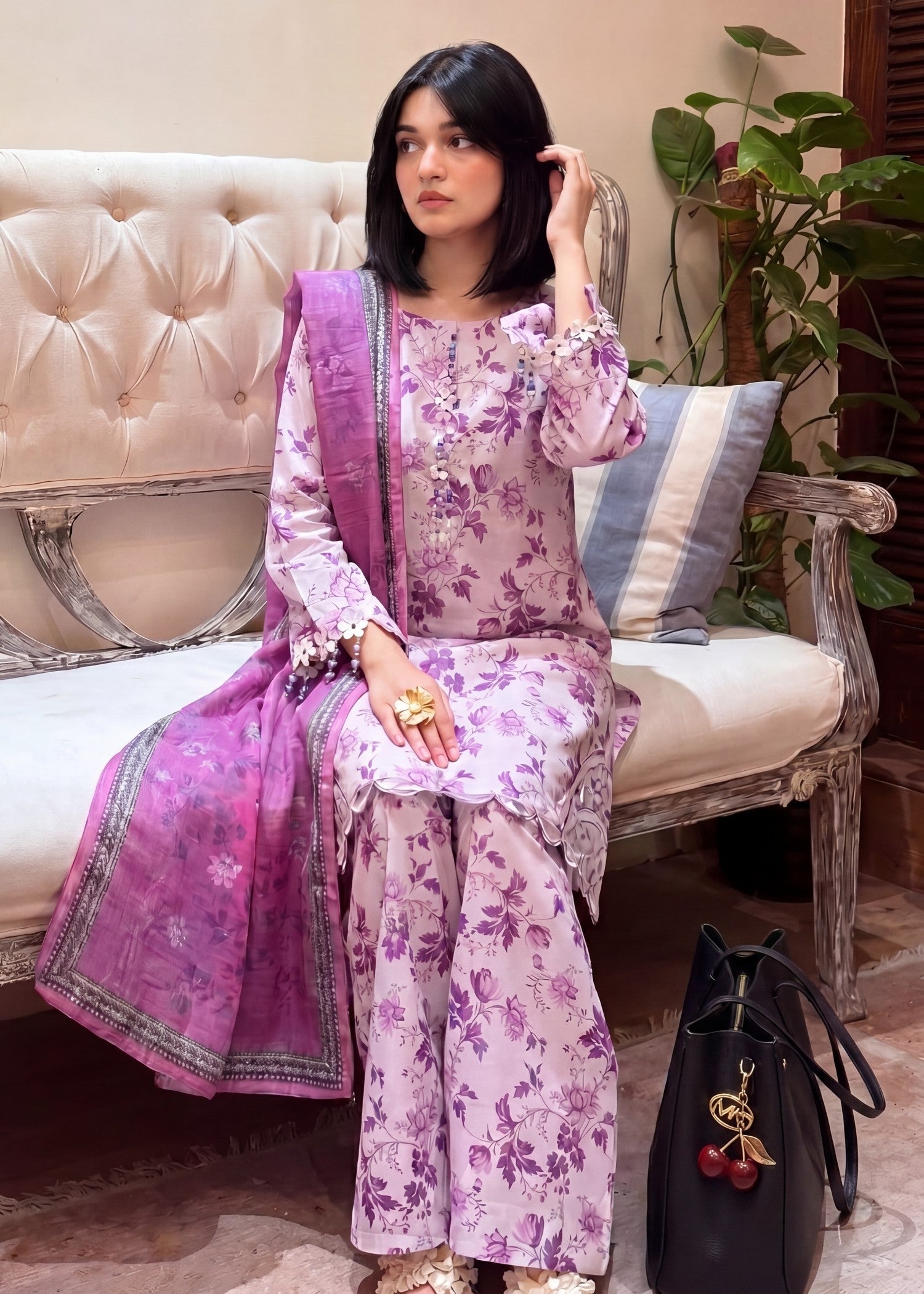 Sahibas By Mirza Phool - Purple