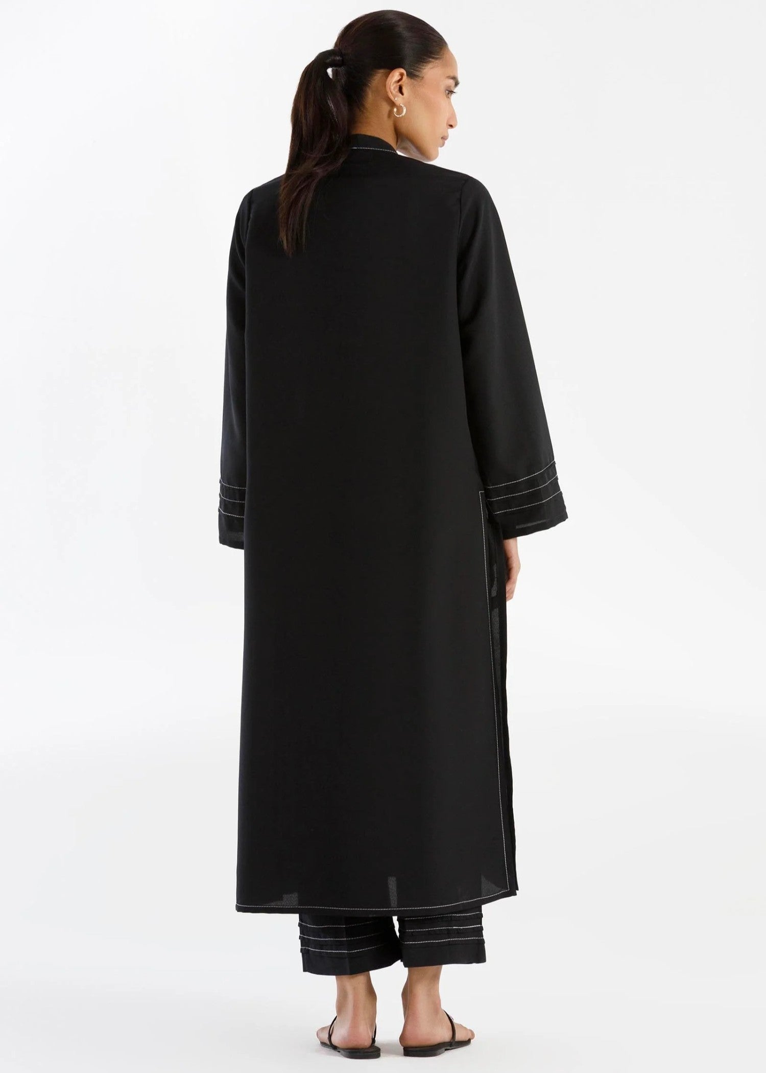 Stitched Linen Shirt + Culotte - SS26BSD139P2T
