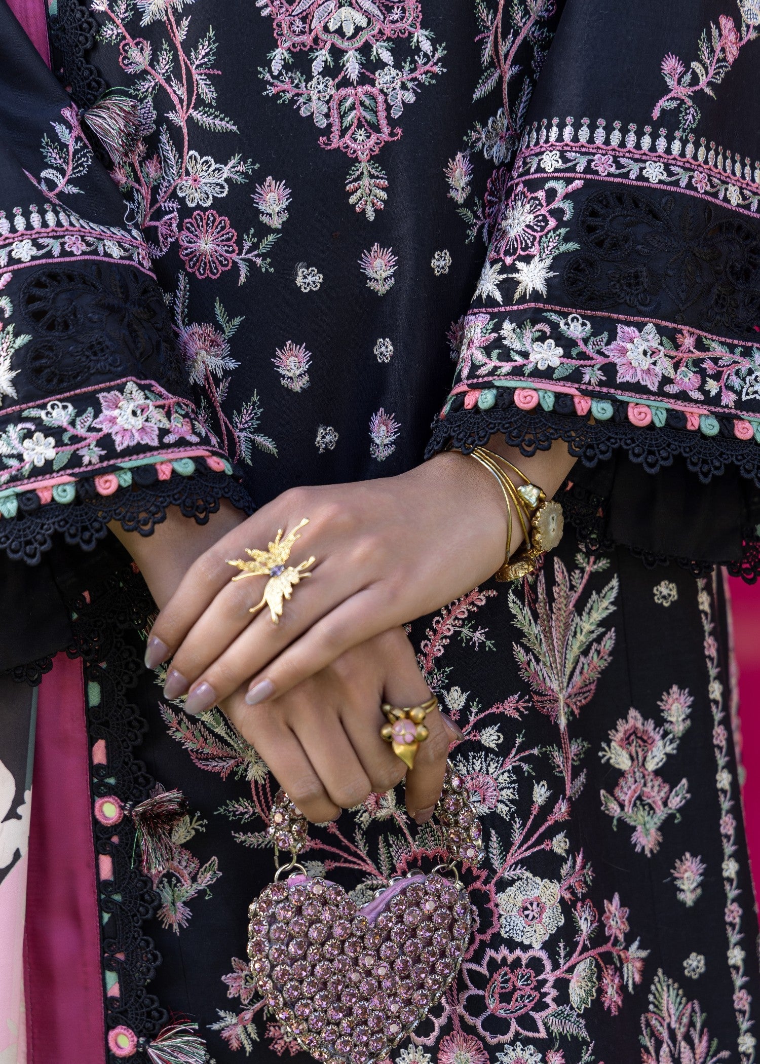 AJULW-05-3 - Embroidered Lawn Stitched Pcs