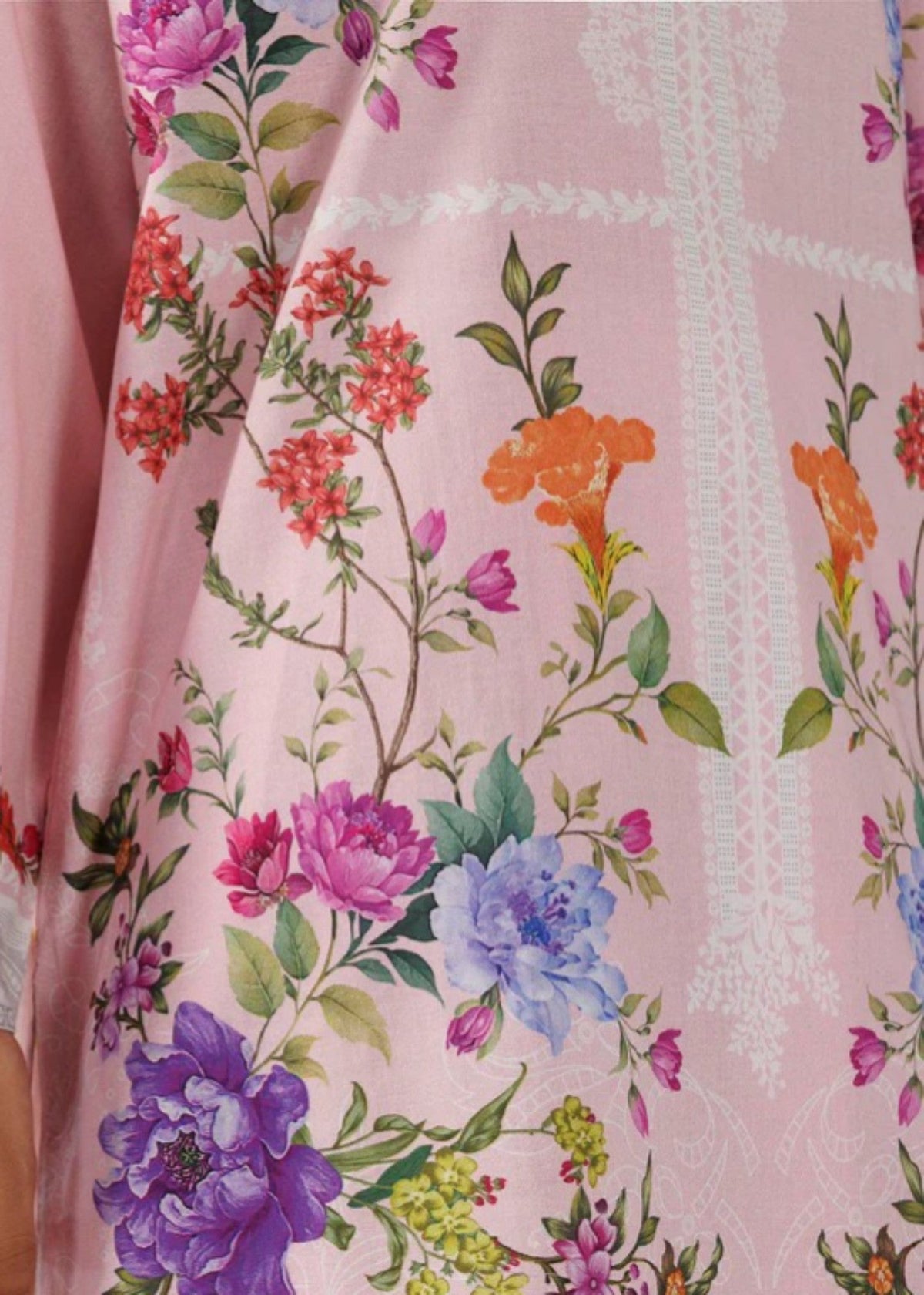 Stitched Printed Lawn Suit - SS26MHY103BP3
