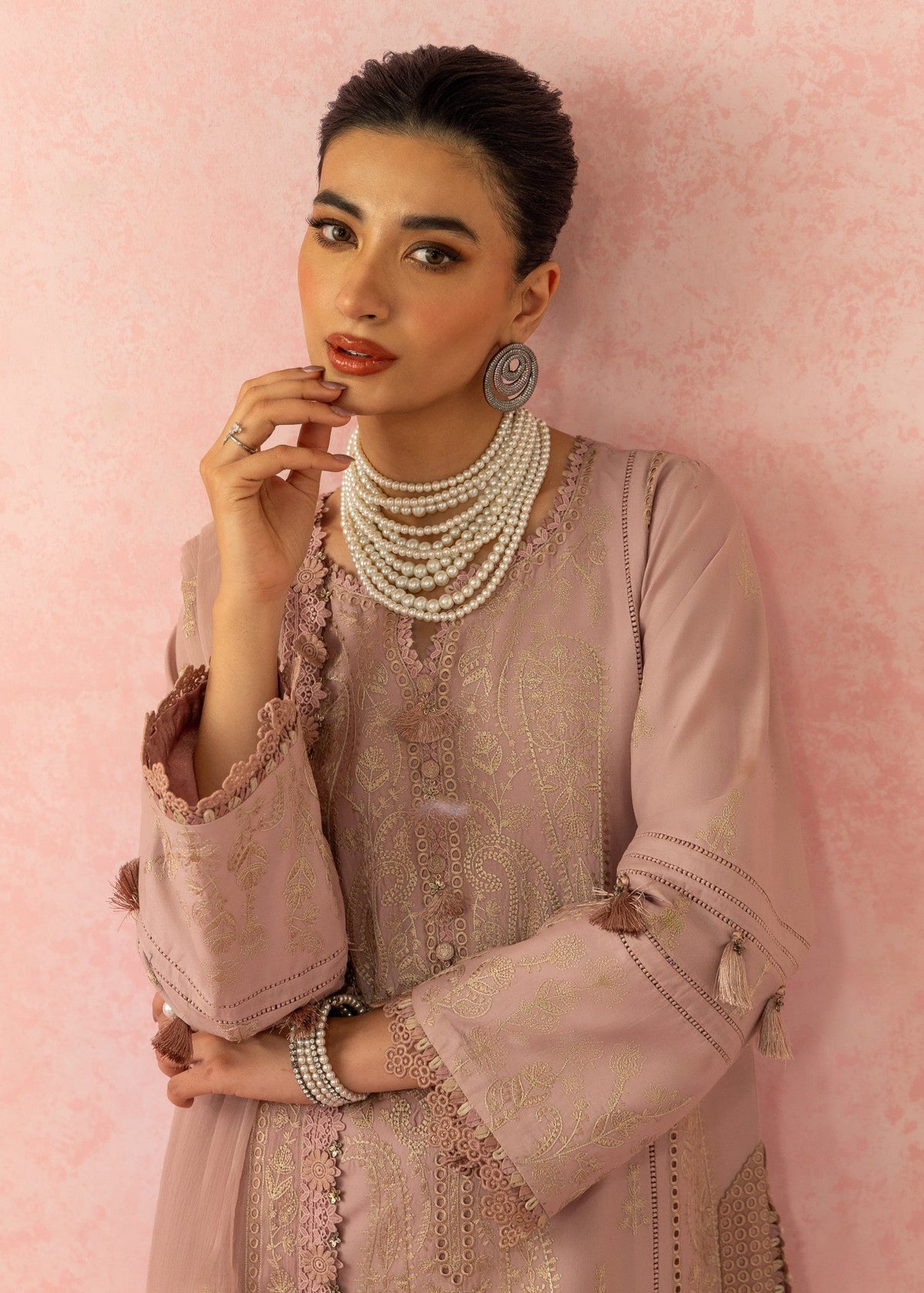AJULW-11-3 - Embroidered Lawn Stitched Pcs