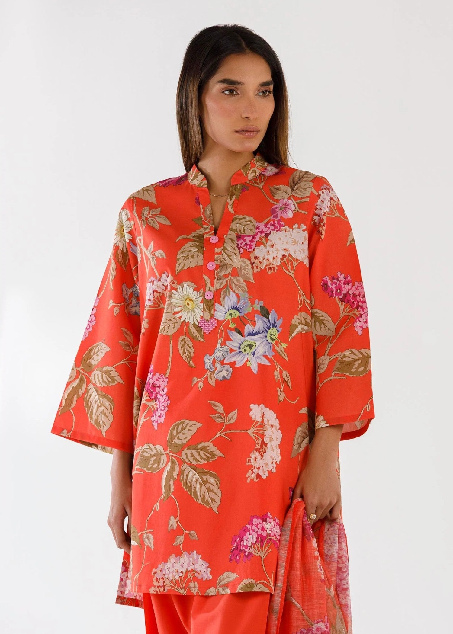 Stitched Printed Lawn Suit - SS26MHY102AP3