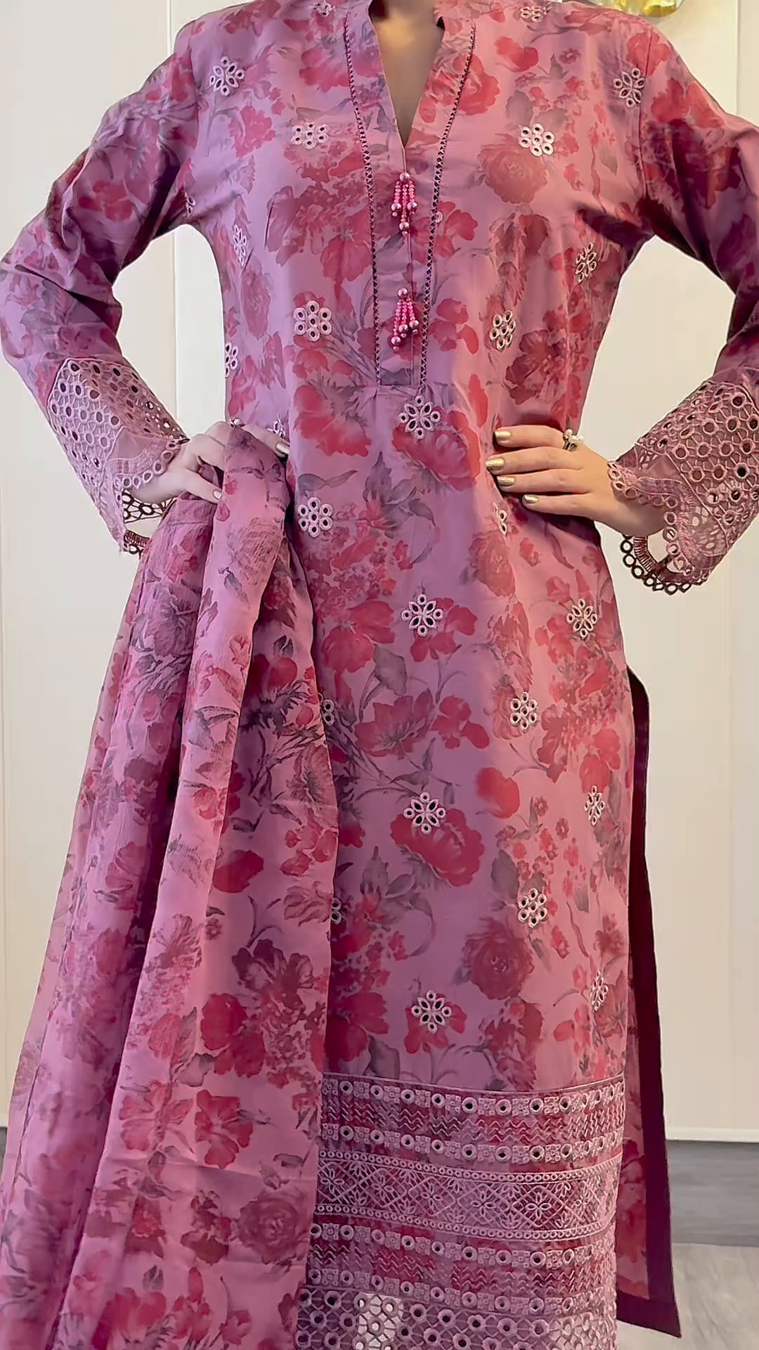 Sahibas By Mirza Izrume - Pink