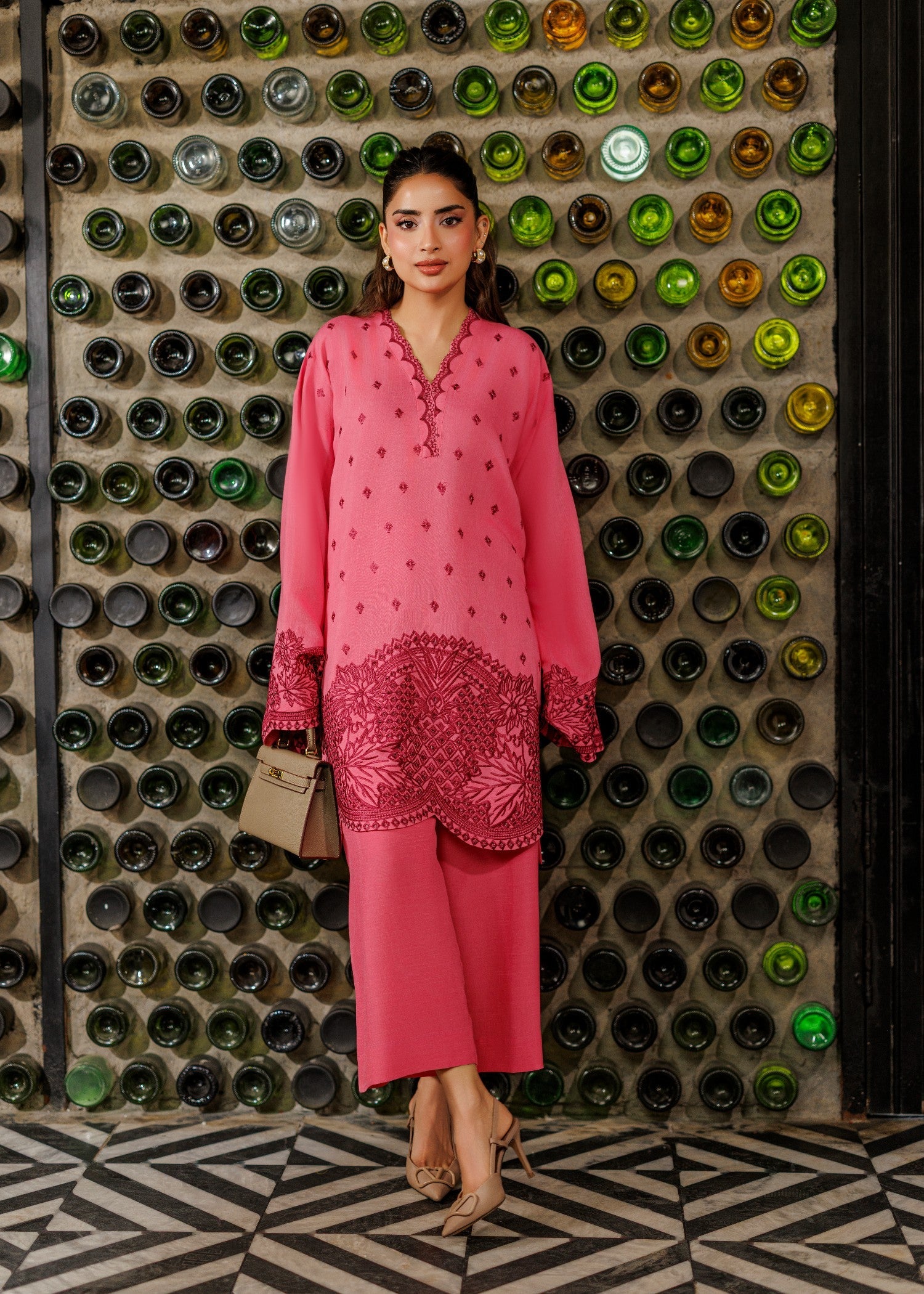 Asim Jofa AJPB-316 Embroidered Raw Silk Stitched 2pcs