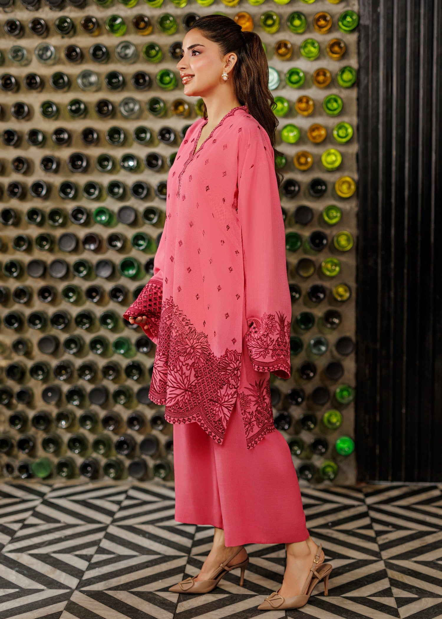 Asim Jofa AJPB-316 Embroidered Raw Silk Stitched 2pcs