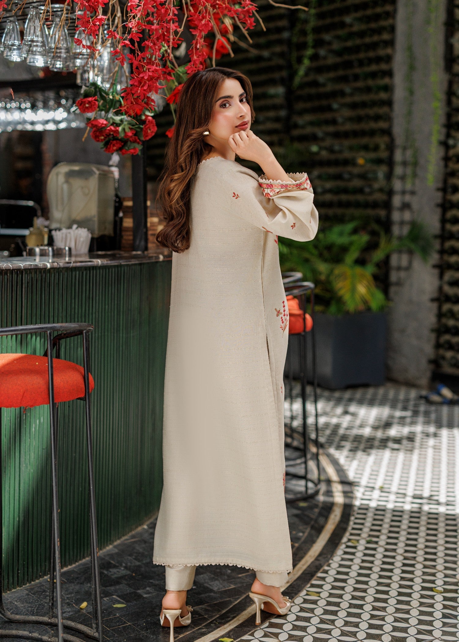 Asim Jofa AJPB-341 Embroidered Dobby Stitched 2pcs