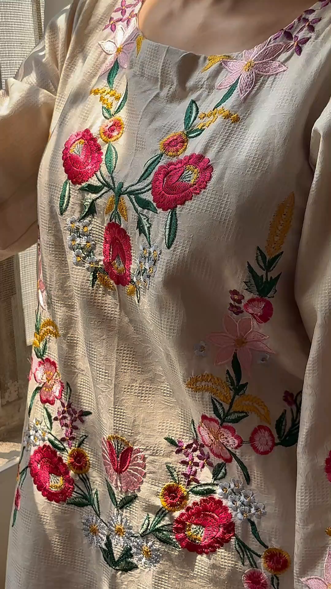 Sahibas By Mirza Daffodil Ivory