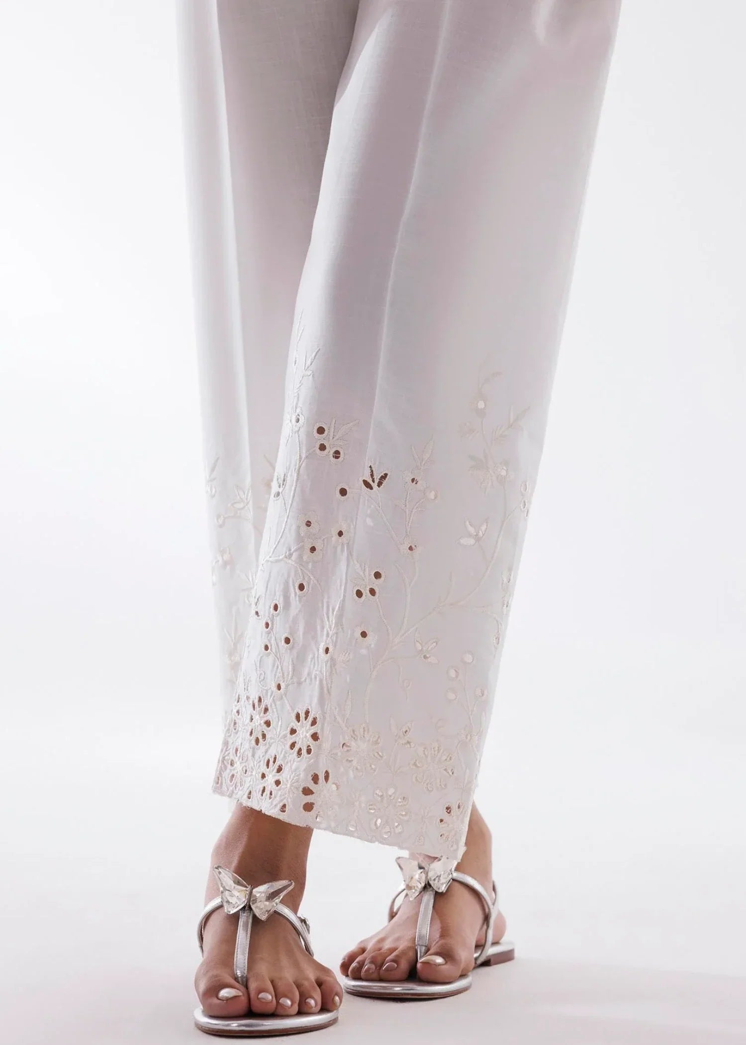 Stitched Embroidered Culotte - SS25TRD516
