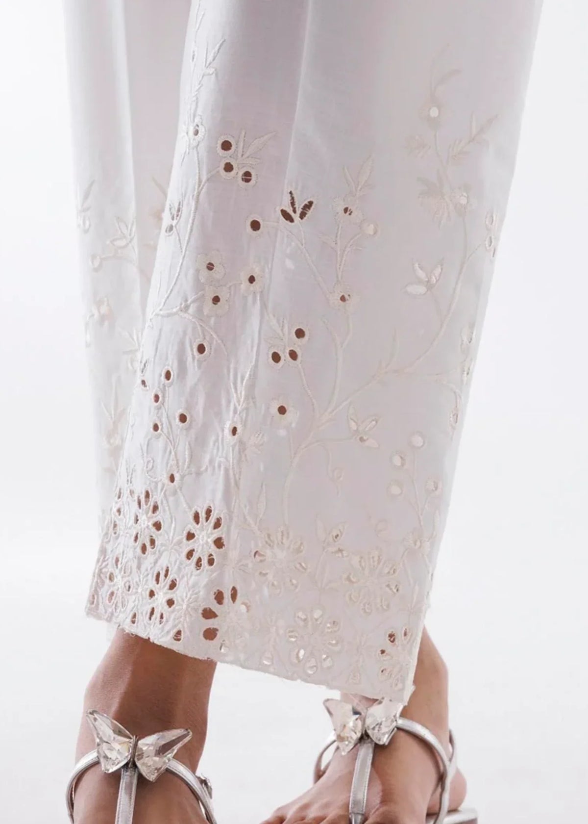 Stitched Embroidered Culotte - SS25TRD516