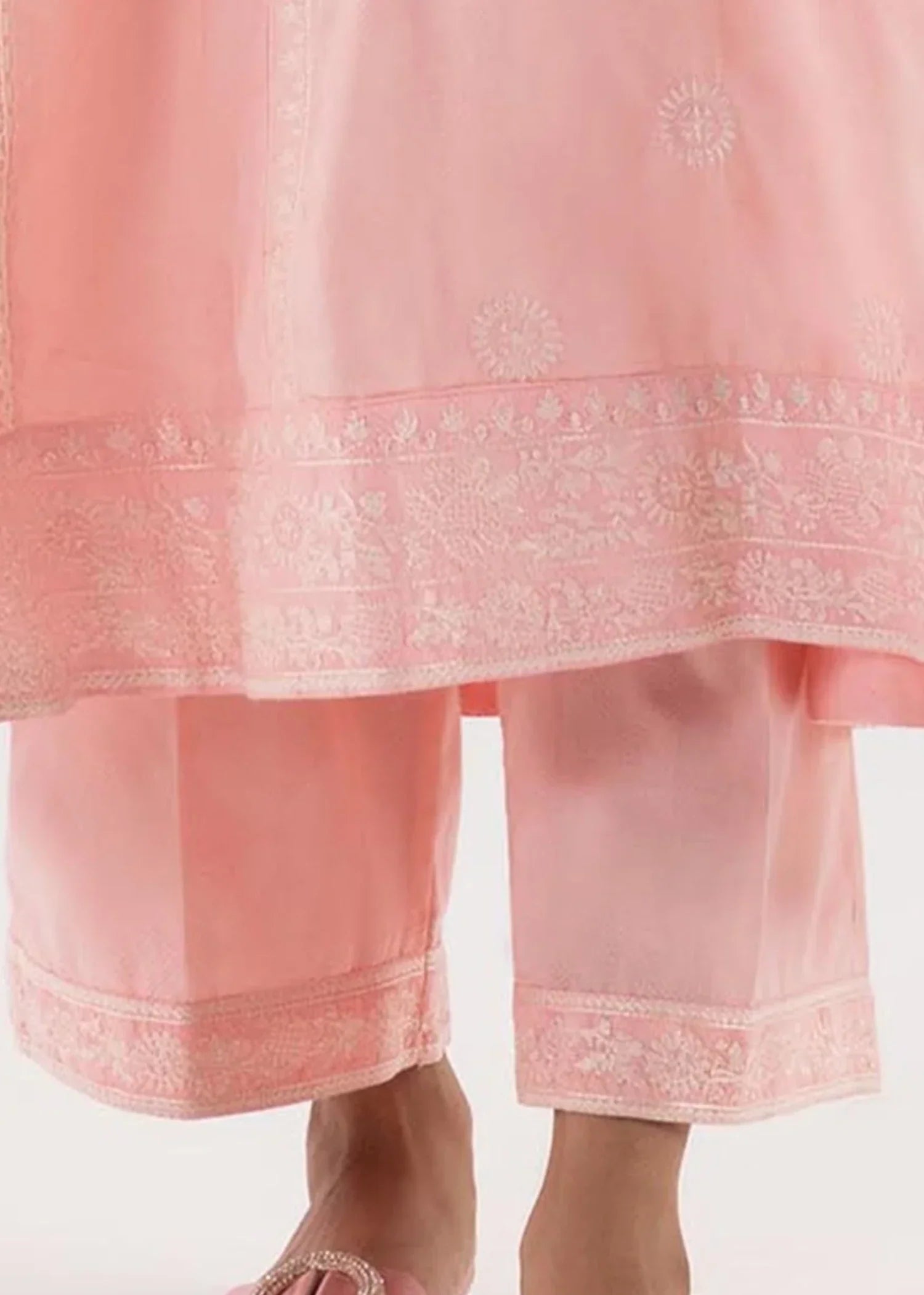 Stitched Jacquard Embroidered Culotte - SS25TSGE467