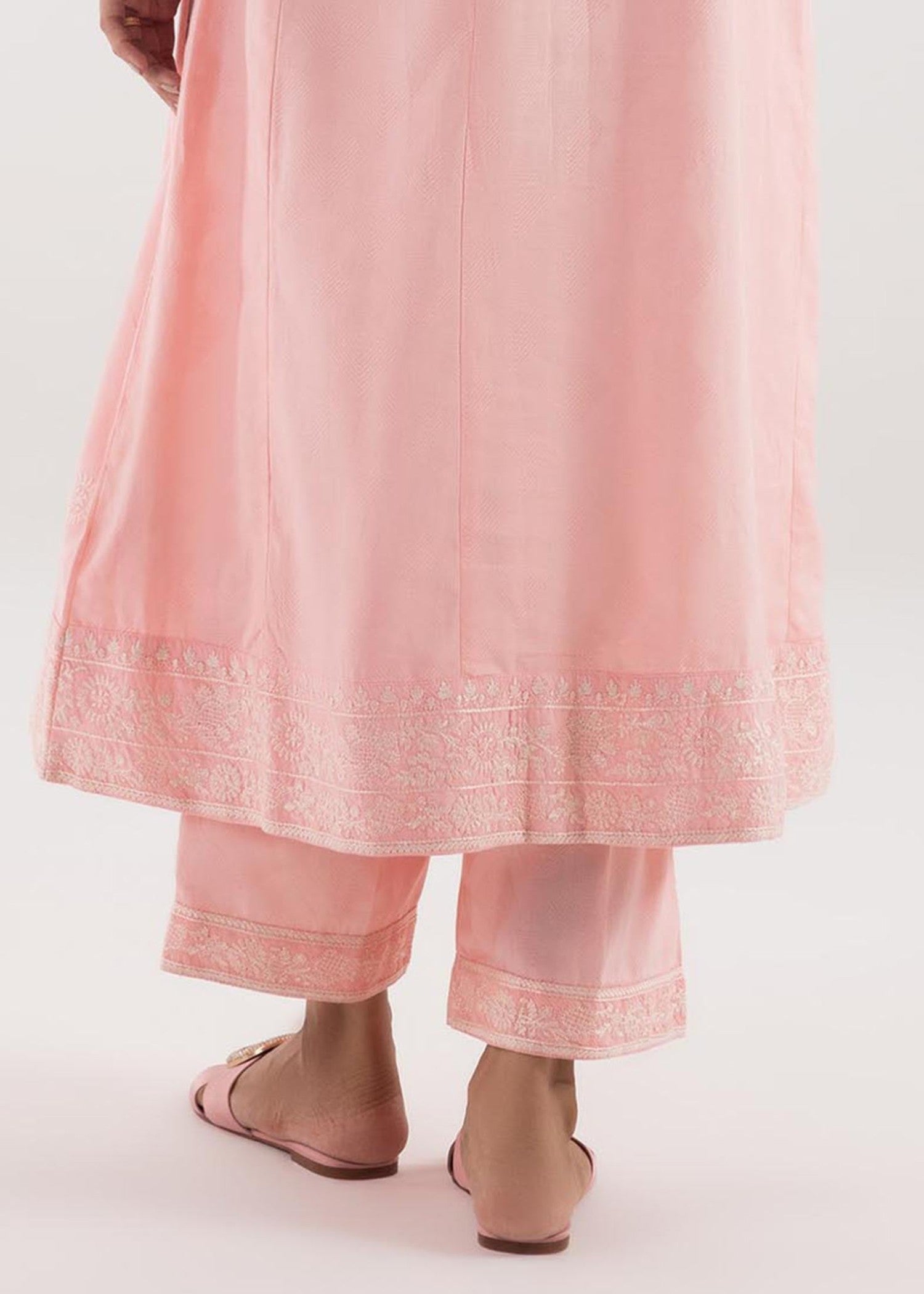 Stitched Jacquard Embroidered Culotte - SS25TSGE467