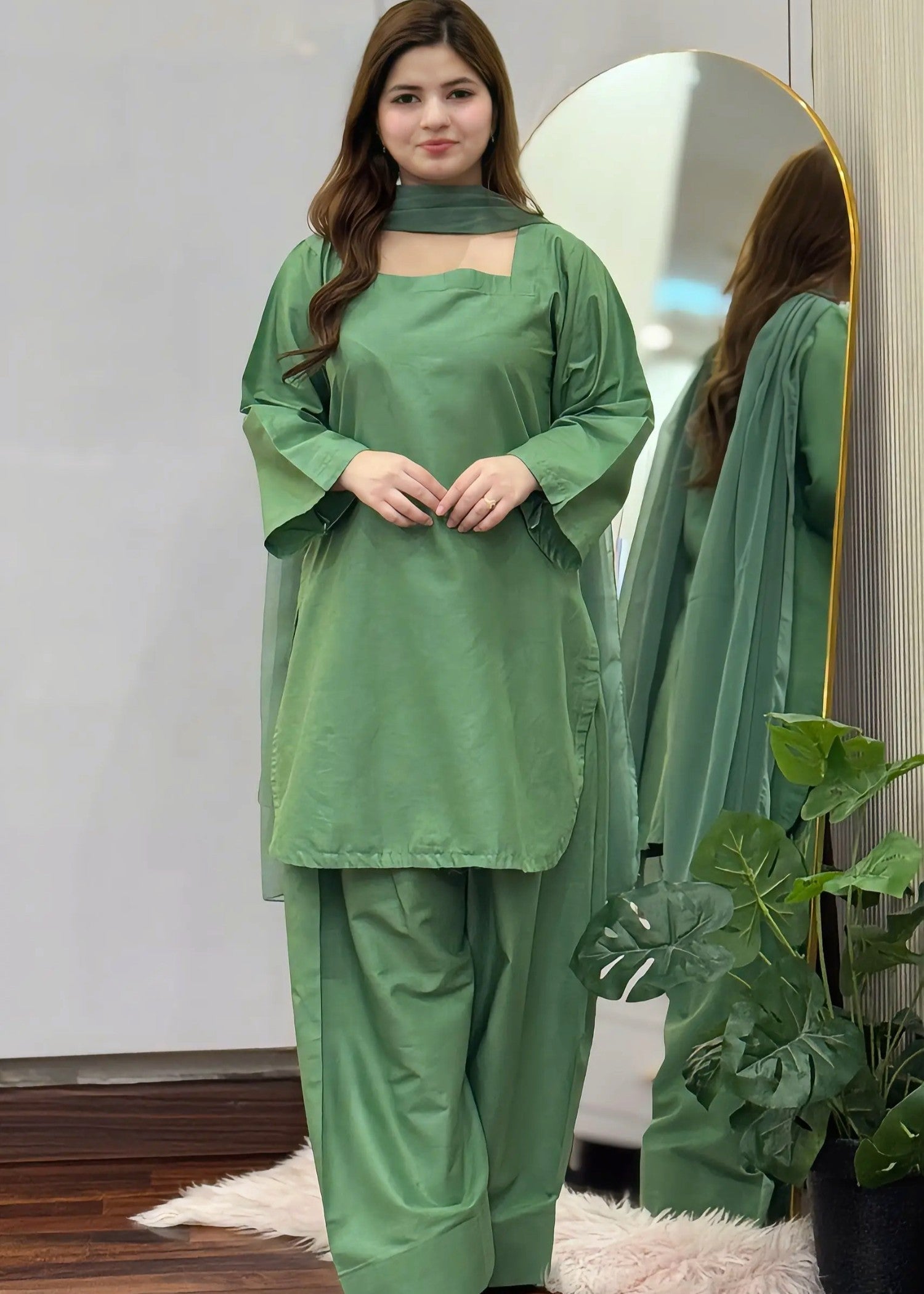 PISTACHIO-SOLID-FARSHI-2PC