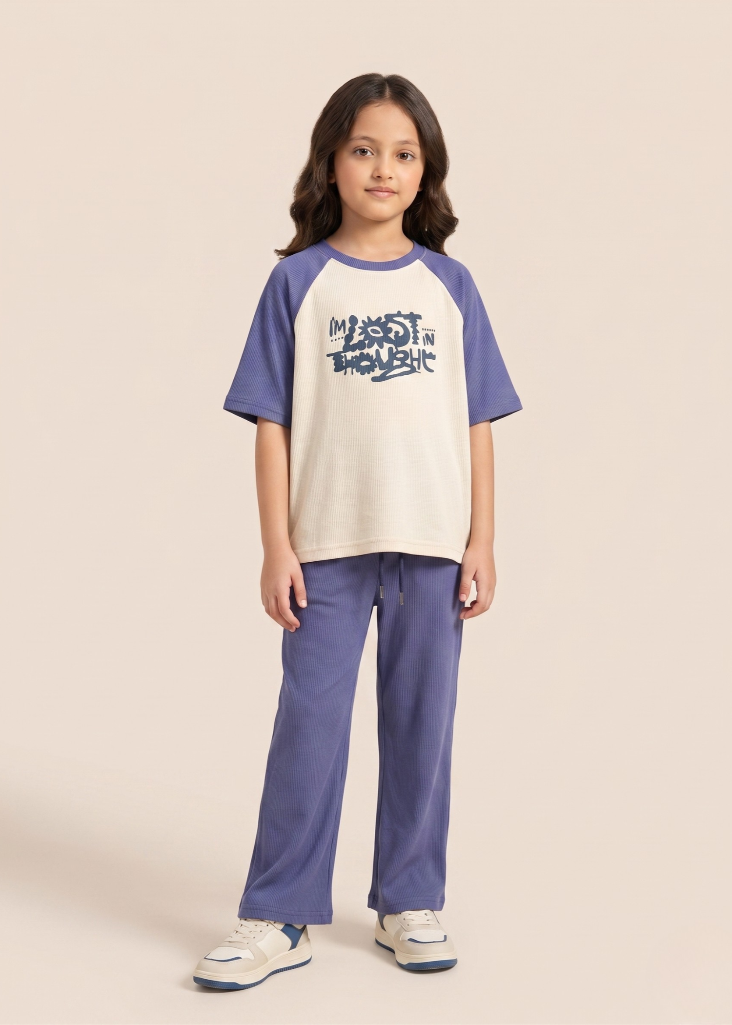 PREMIUM-GIRLS-RIBBED-KNIT-SUMMER-CO-ORD-OVERSIZED-GRAPHIC-SHIRT-WITH-STRAIGHT-WIDE-LEG-TROUSERS