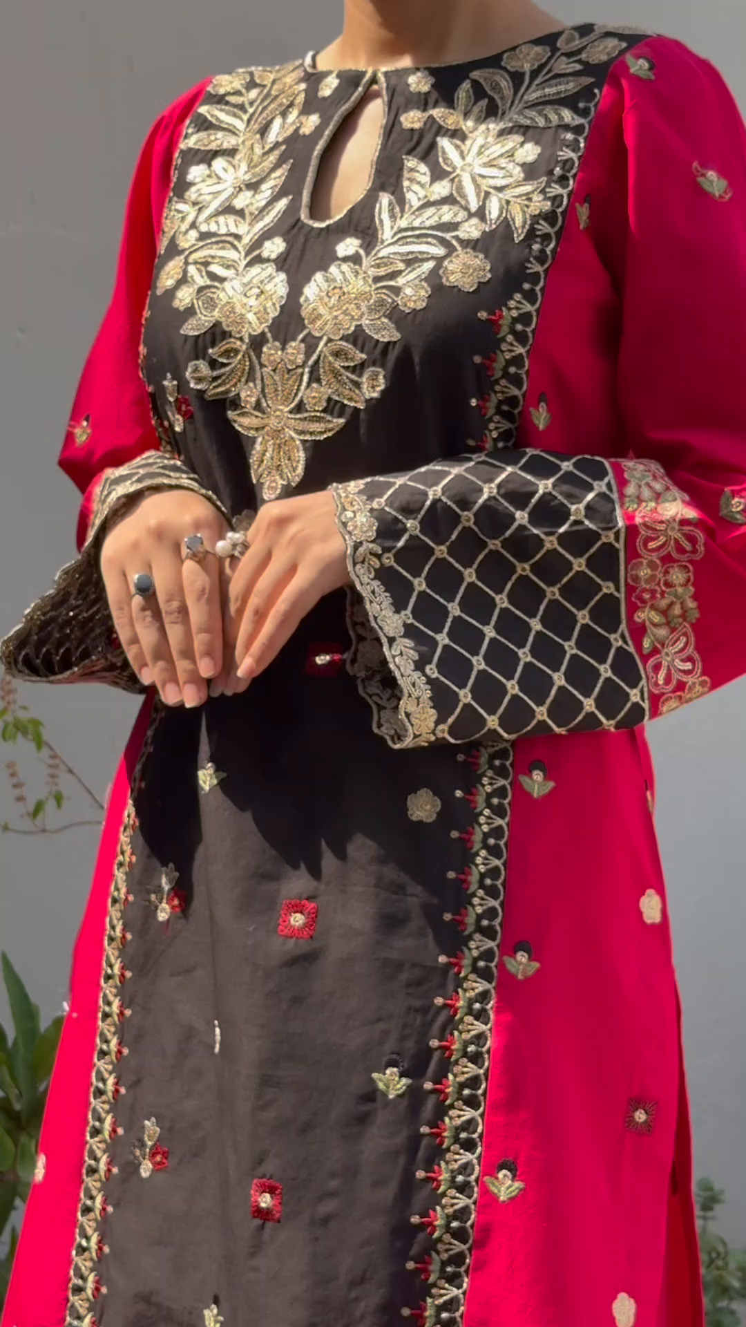 Lawn Kurta Set in Multi