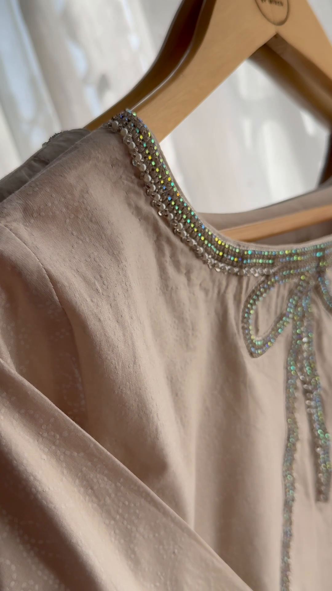 Lawn Kurta Set in Off-white