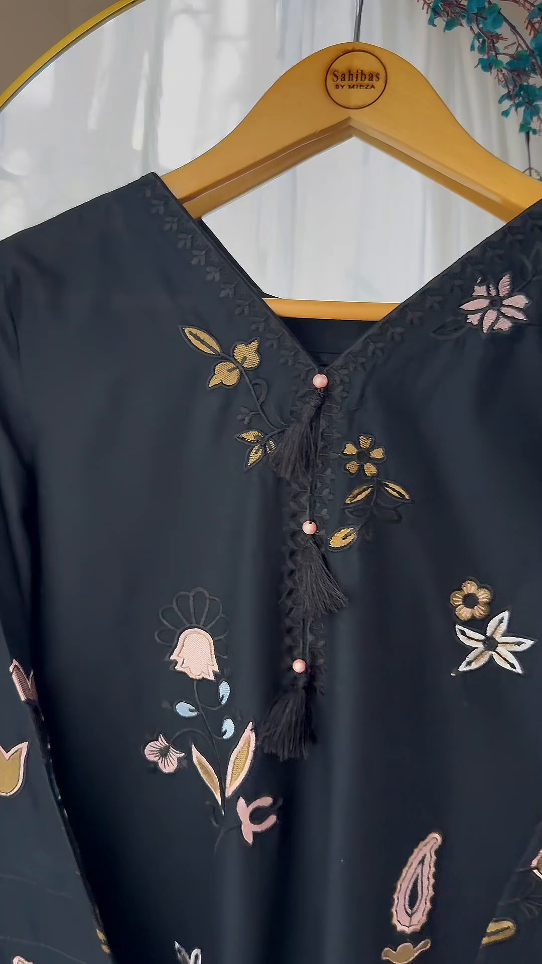 Lawn Kurta Set in Black