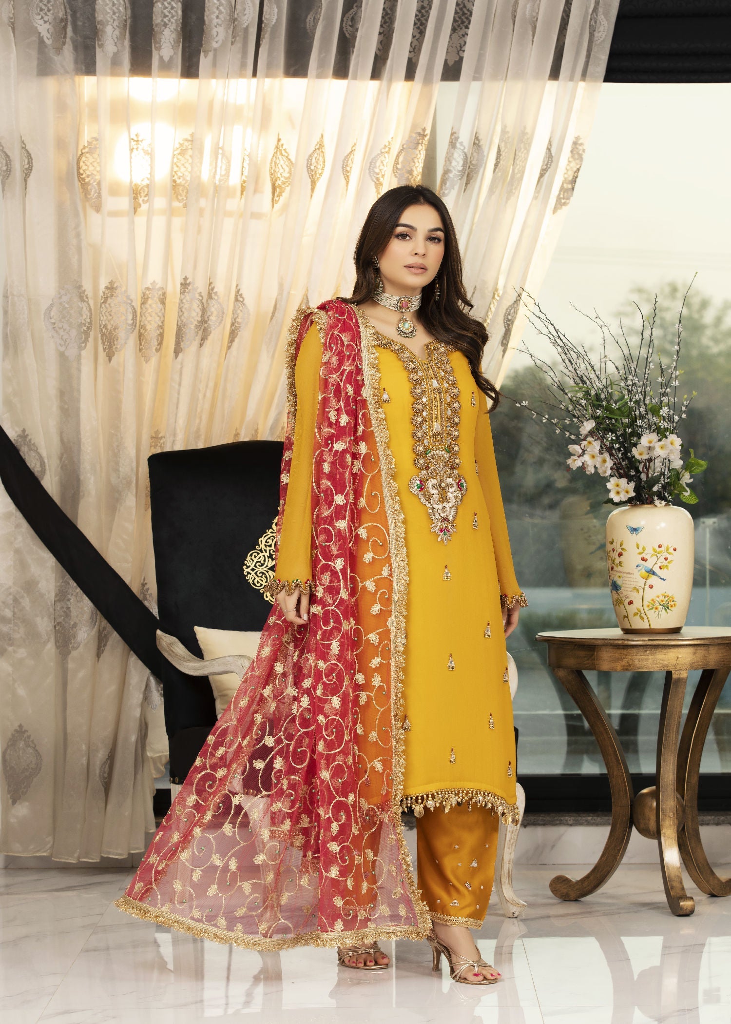 KB By Zufiqar Malik Z-296 Mustard