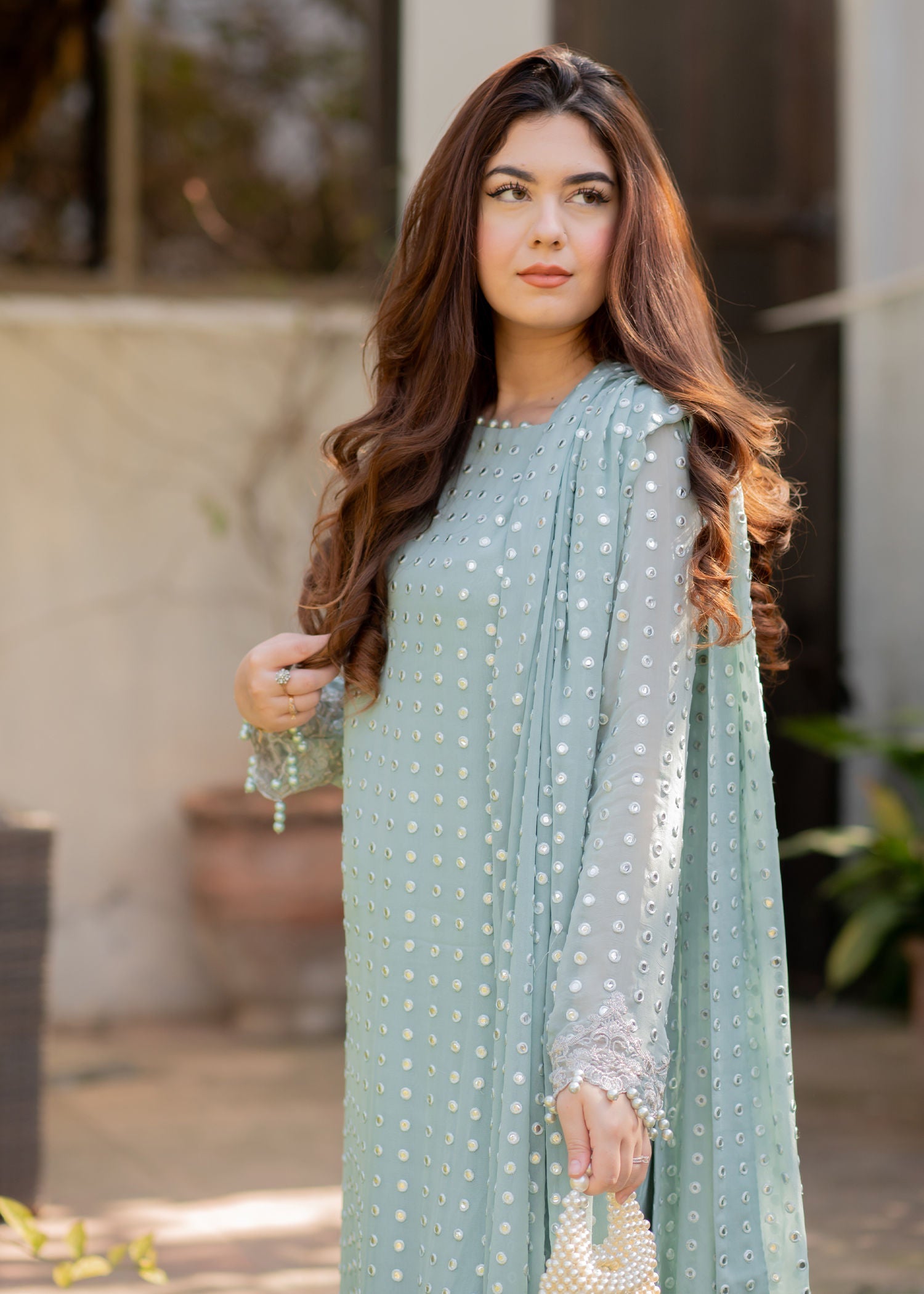 Rang-e-Haya Salina (Ice blue)