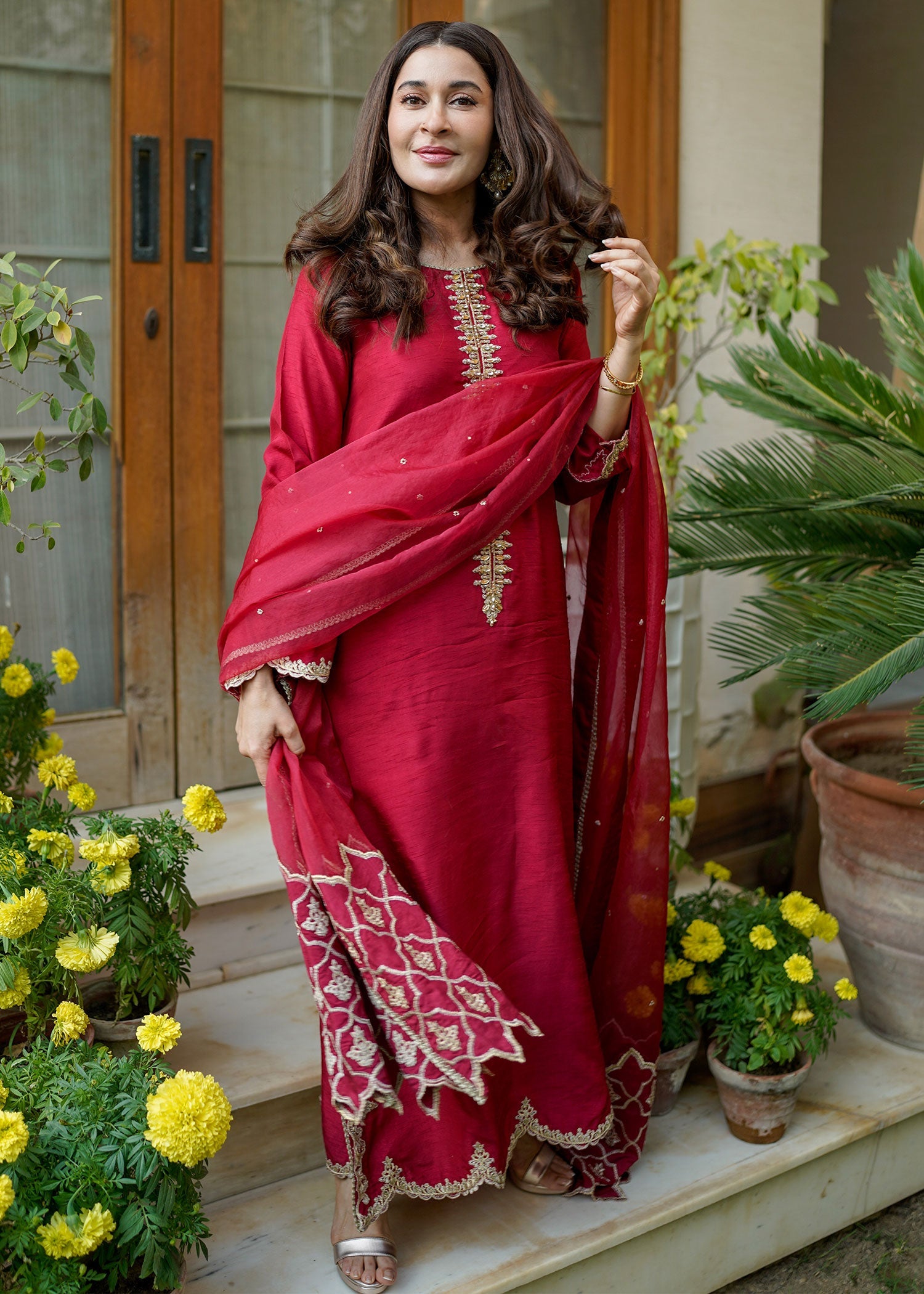 Rang-e-Haya Aina (fuchsia Pink)