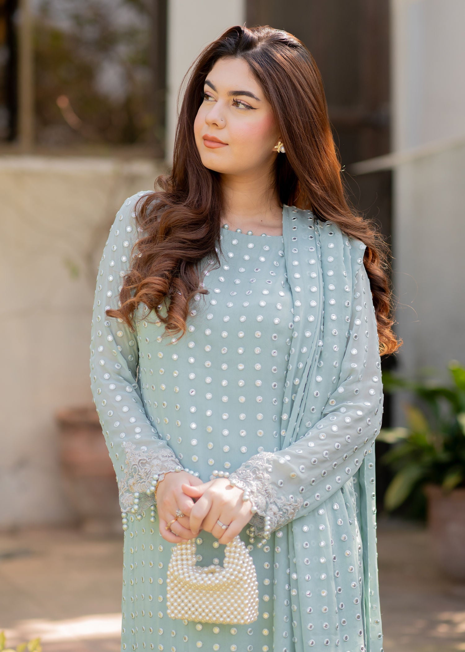 Rang-e-Haya Salina (Ice blue)